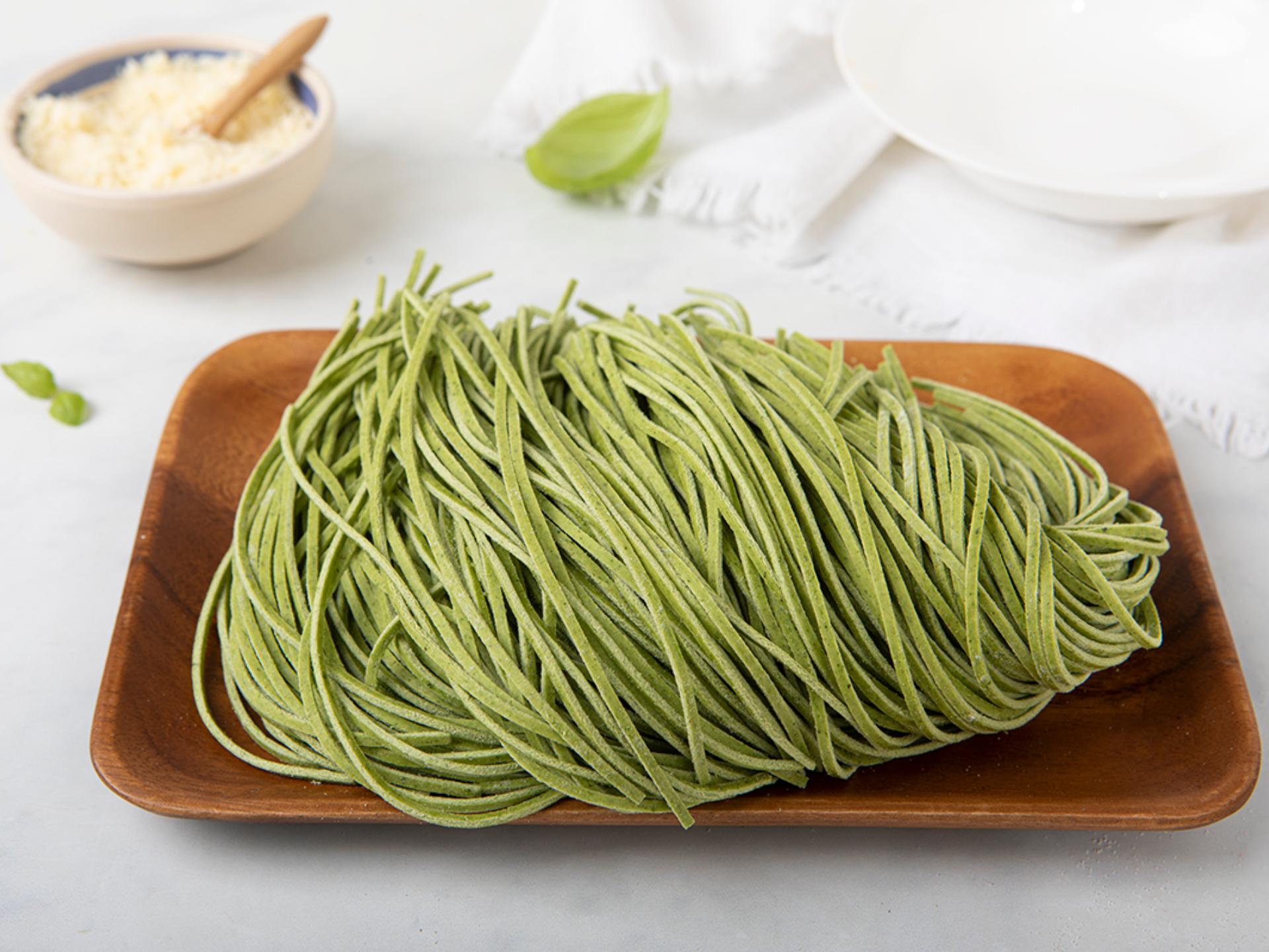 Taglierini freschi agli spinaci