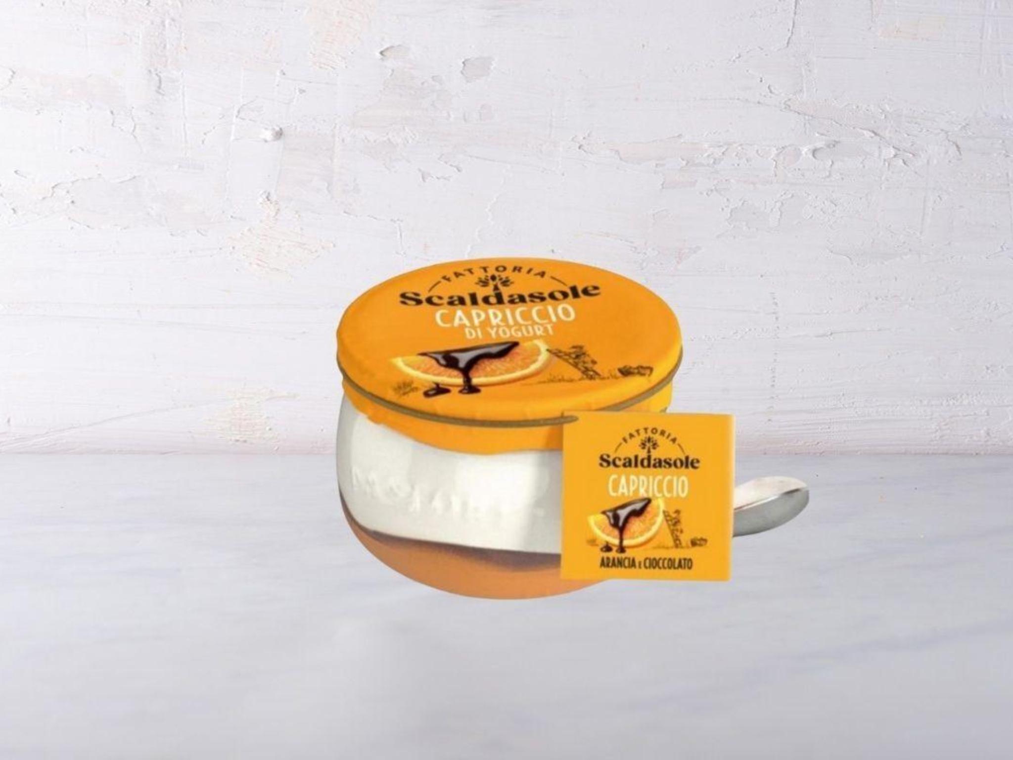 Capriccio di yogurt con arancia e cacao