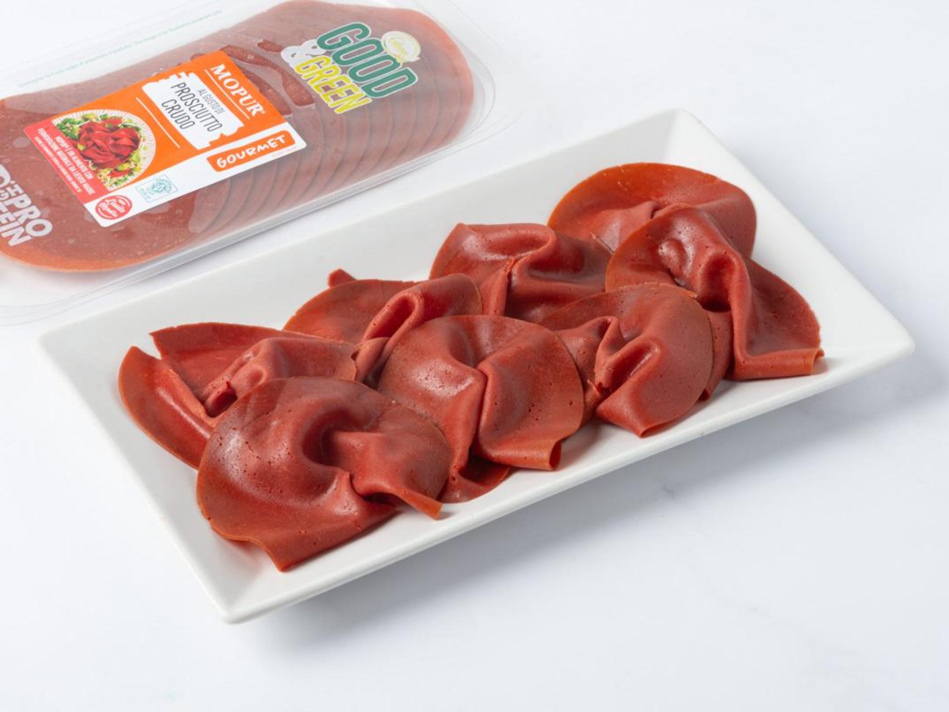 Affettato vegetale al gusto di prosciutto crudo