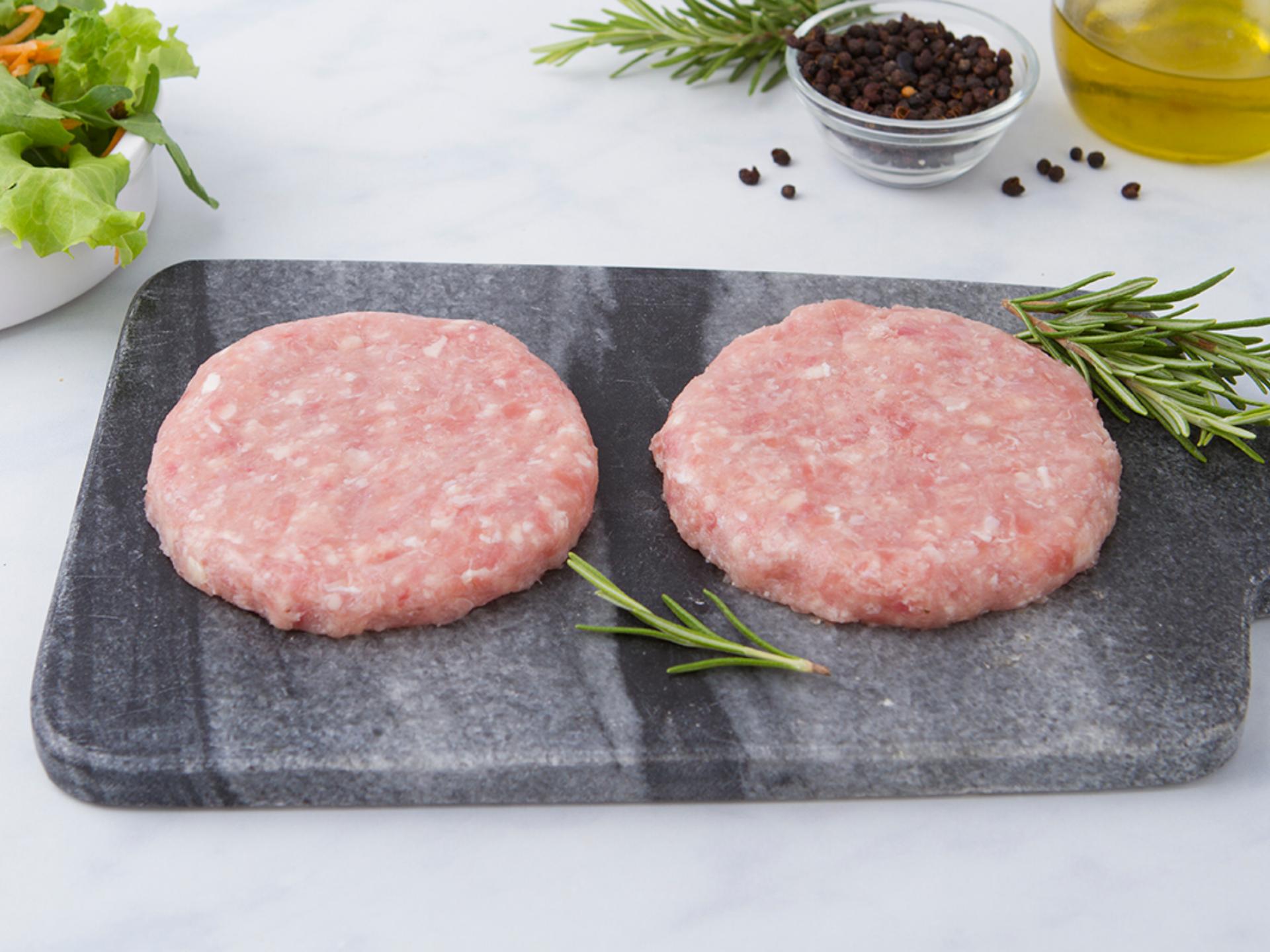 2 burger di pollo BIO