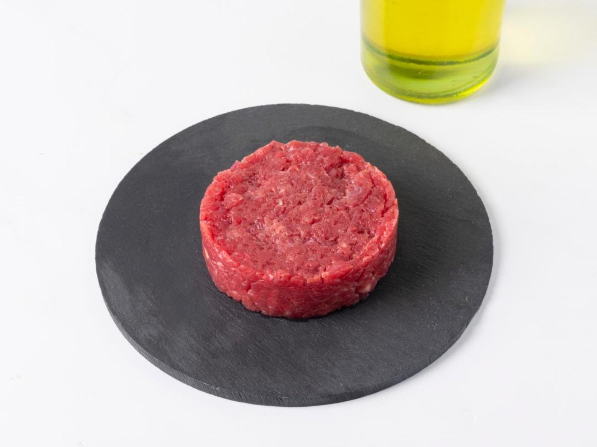 Tartare di fassona piemontese condita con olio evo