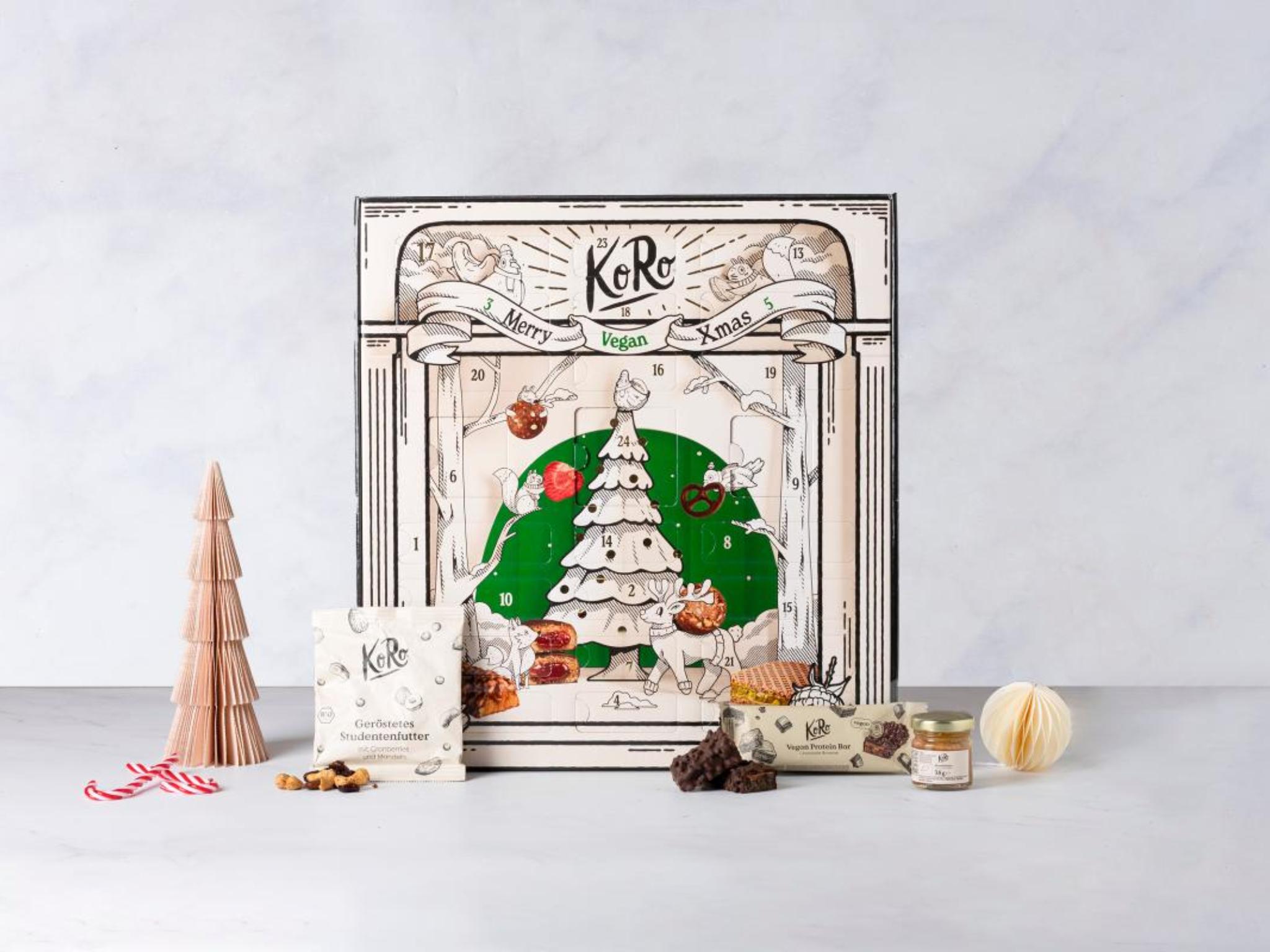 Calendario dell'Avvento vegano KoRo