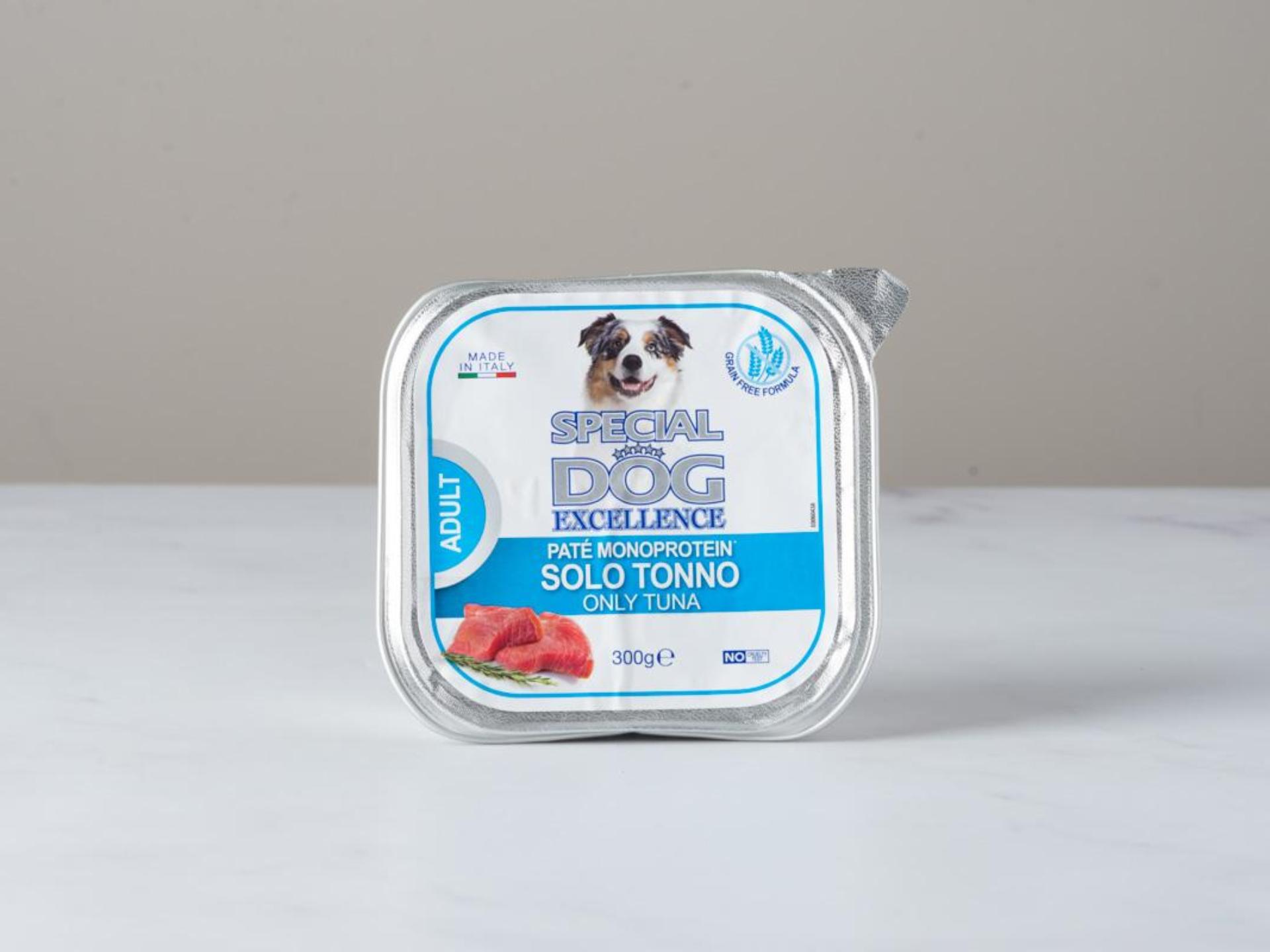 Patè per cani al tonno