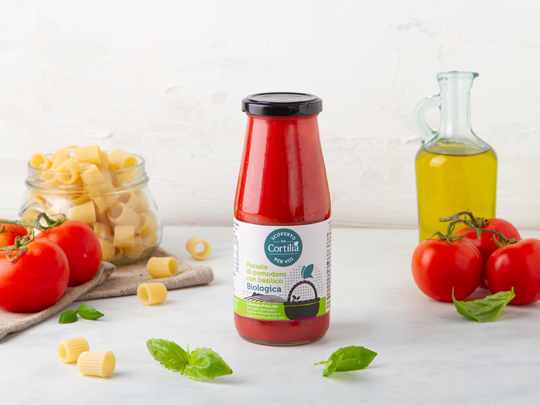 Passata di pomodoro con basilico BIO