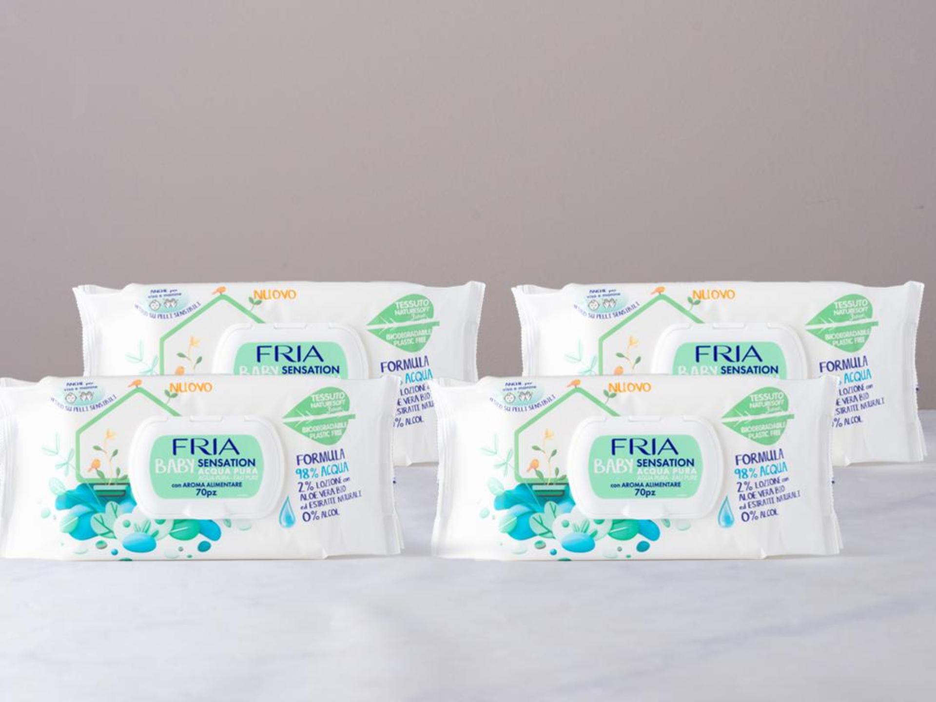 Pacco Scorta 4 salviettine Baby acqua