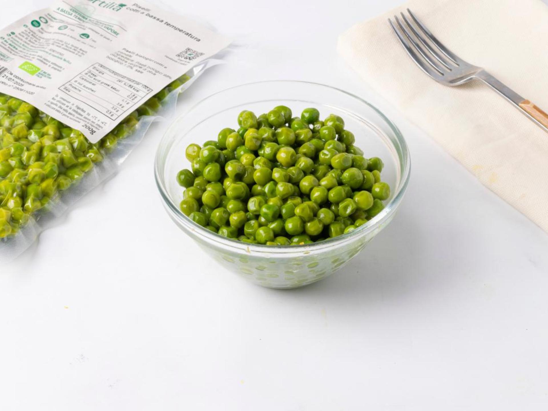Piselli cotti al vapore BIO