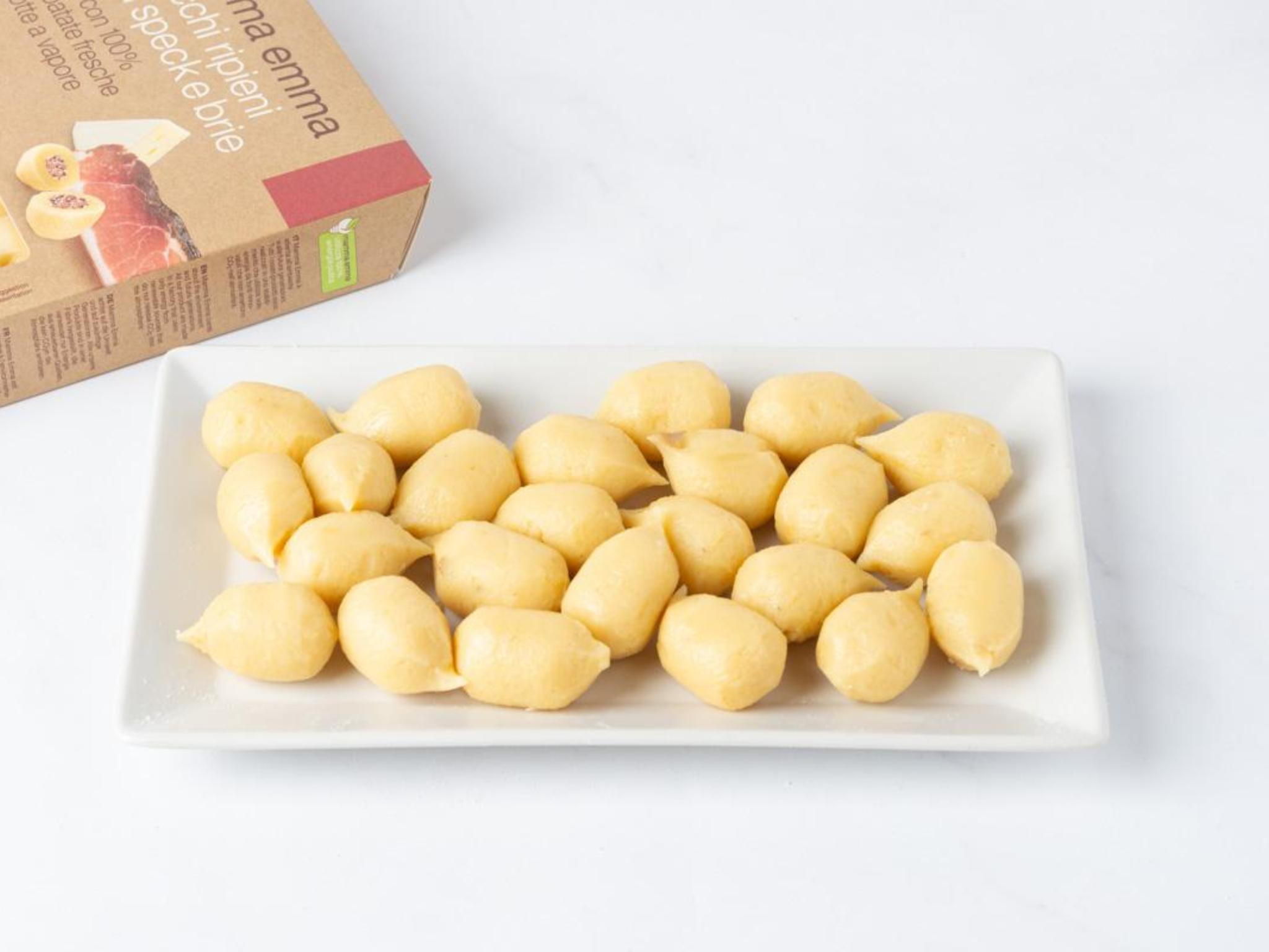 Gnocchi ripieni con speck e brie