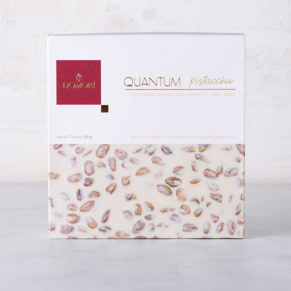 Domori Cioccolato bianco con pistacchi salati | 500 g