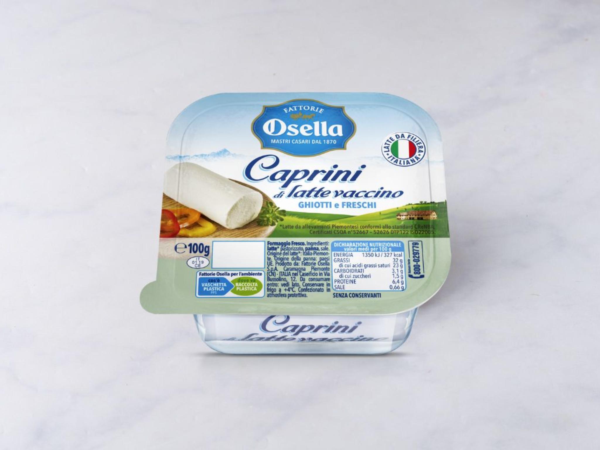 Caprini di latte vaccino