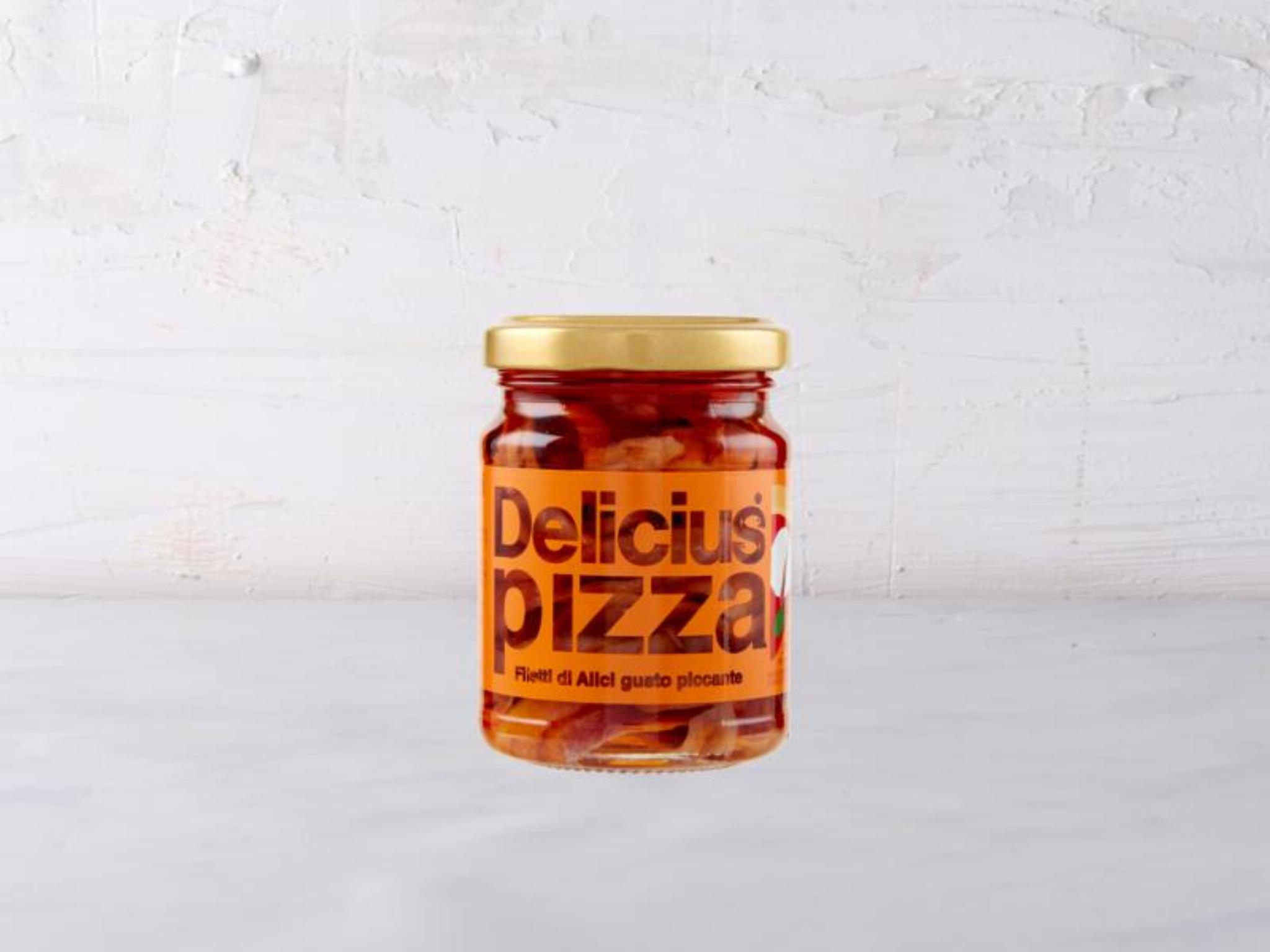 Filetti di Alici per pizza in olio di semi di girasole piccante