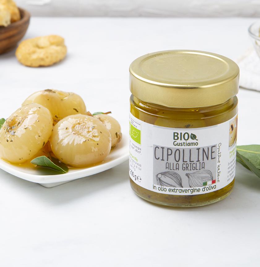 Acquistare Cipolline Grigliate Sott Olio Bio Online
