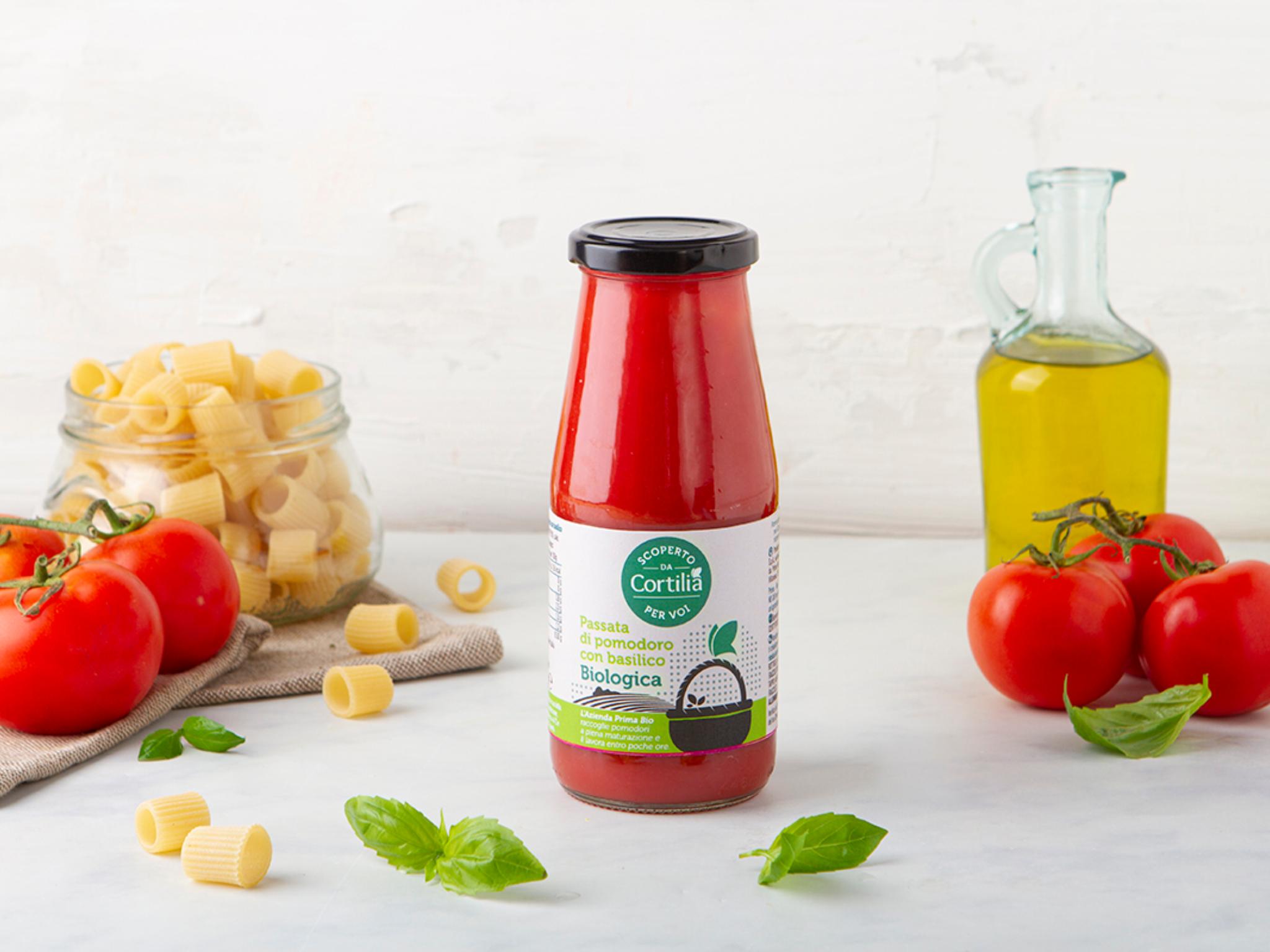 6 Passata di pomodoro con basilico BIO