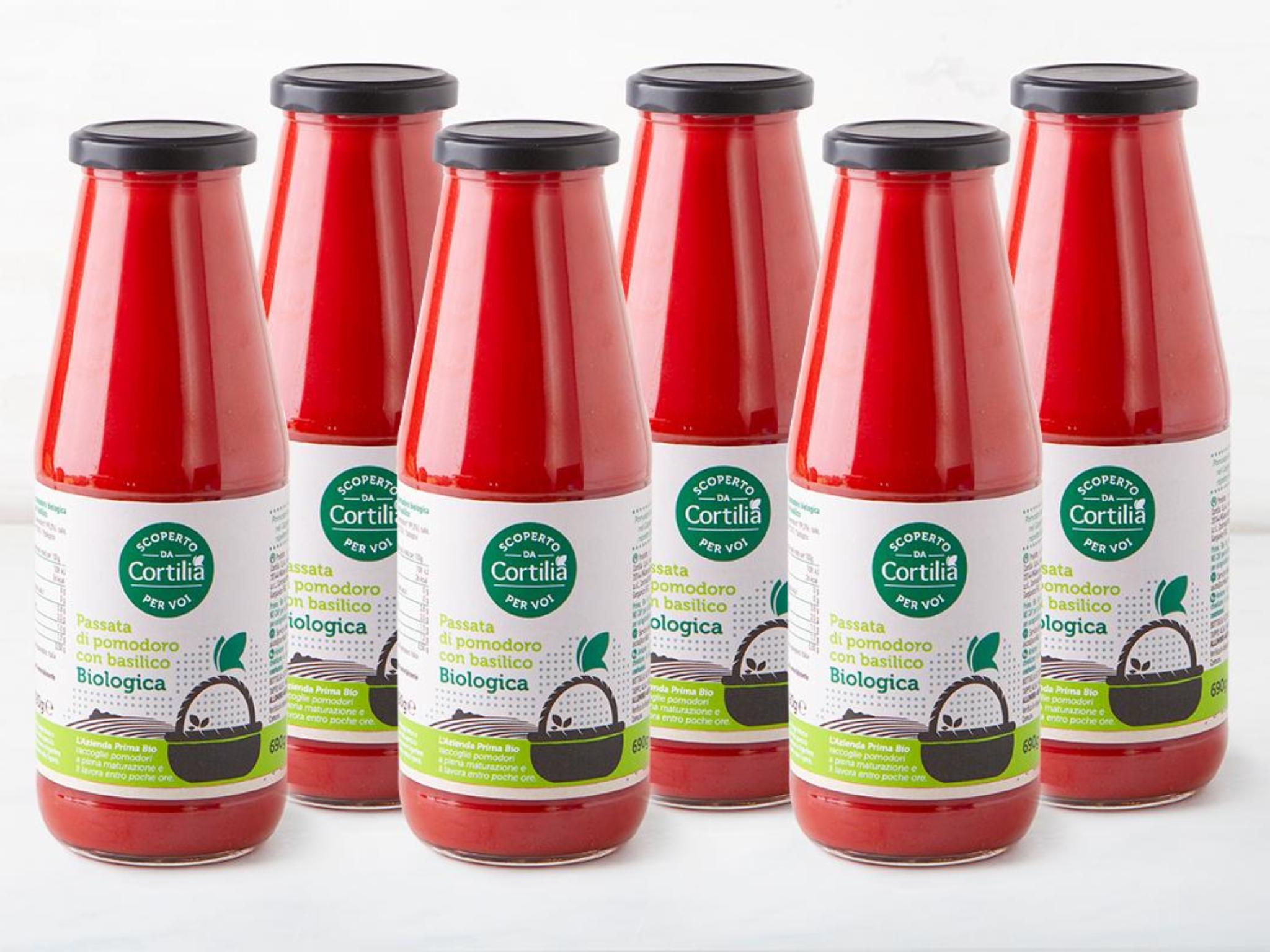 6 Passata di pomodoro con basilico BIO