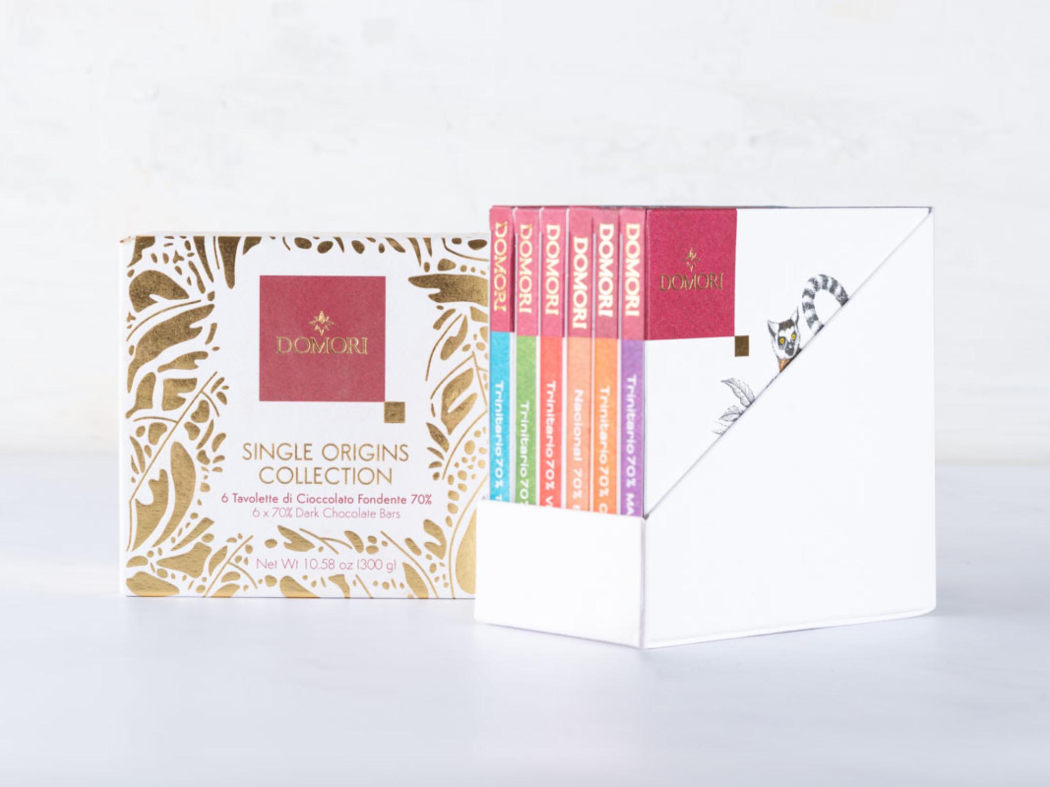 Cofanetto tavolette cioccolato Single origins