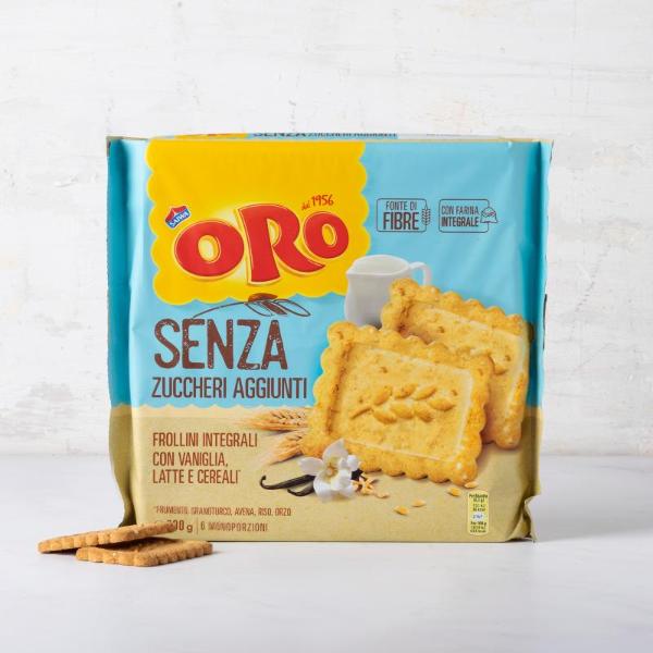 Oro Saiwa biscotti integrali senza zuccheri aggiunti | 300 g
