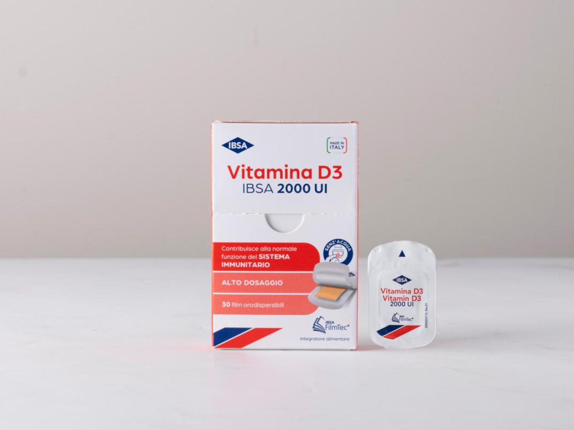 Vitamina D3 2000 in film orodispersibili
