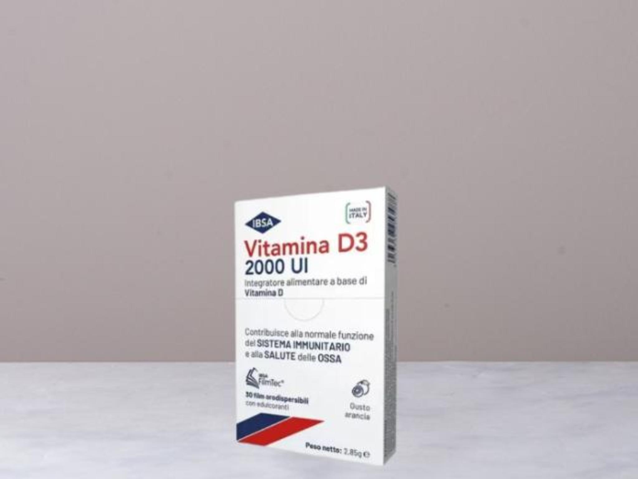 Vitamina D3 2000 in film orodispersibili