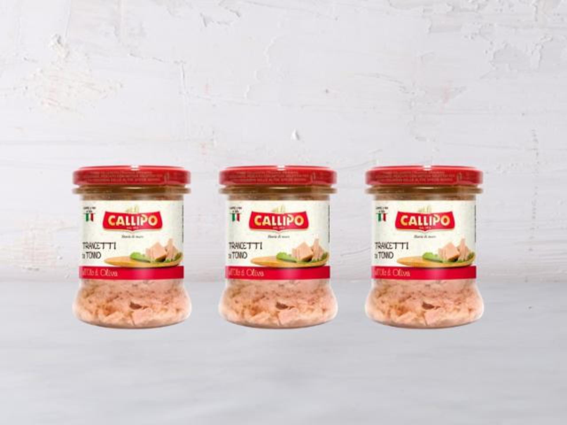 3 Trancetti di tonno sott'olio in vetro