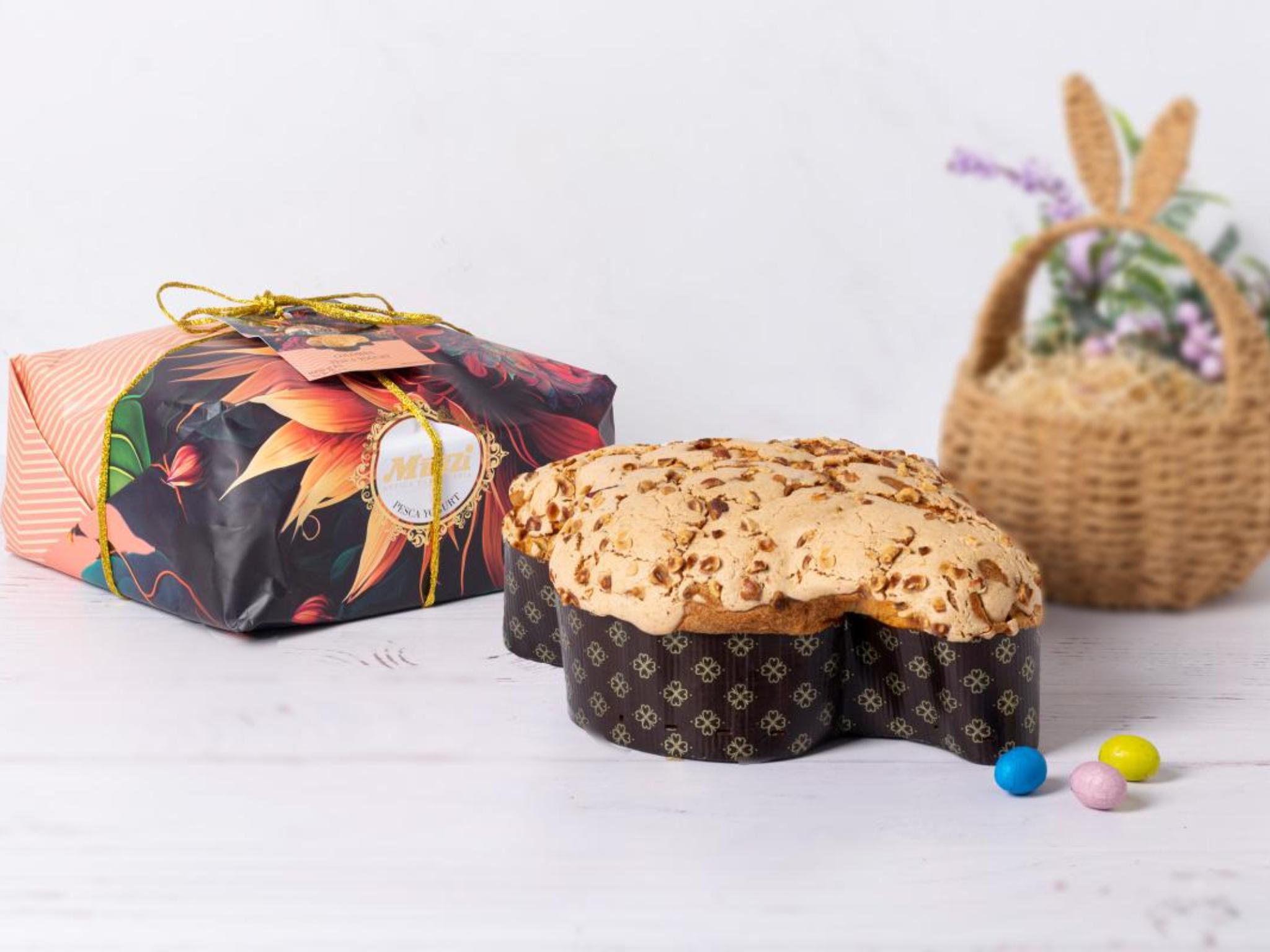 Colomba pesca e yogurt