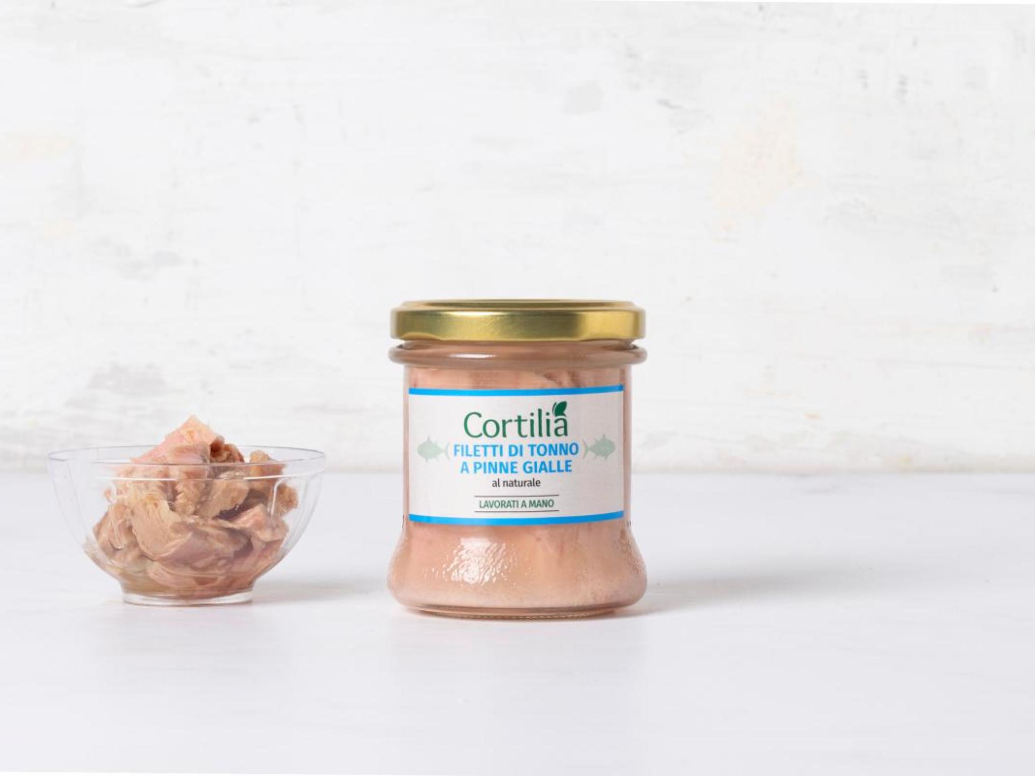 Filetti di tonno pinna gialla al naturale