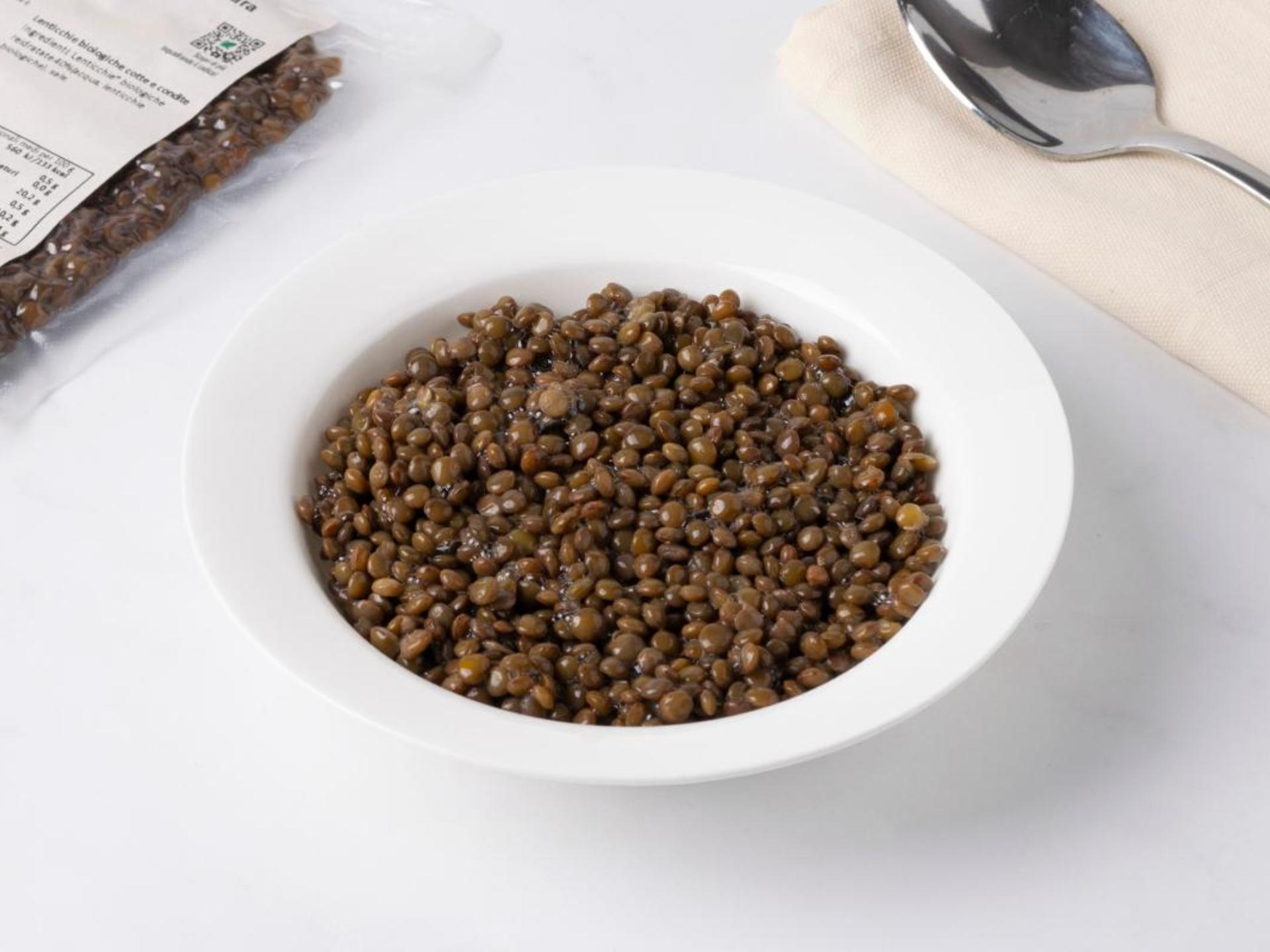Lenticchie cotte al vapore BIO