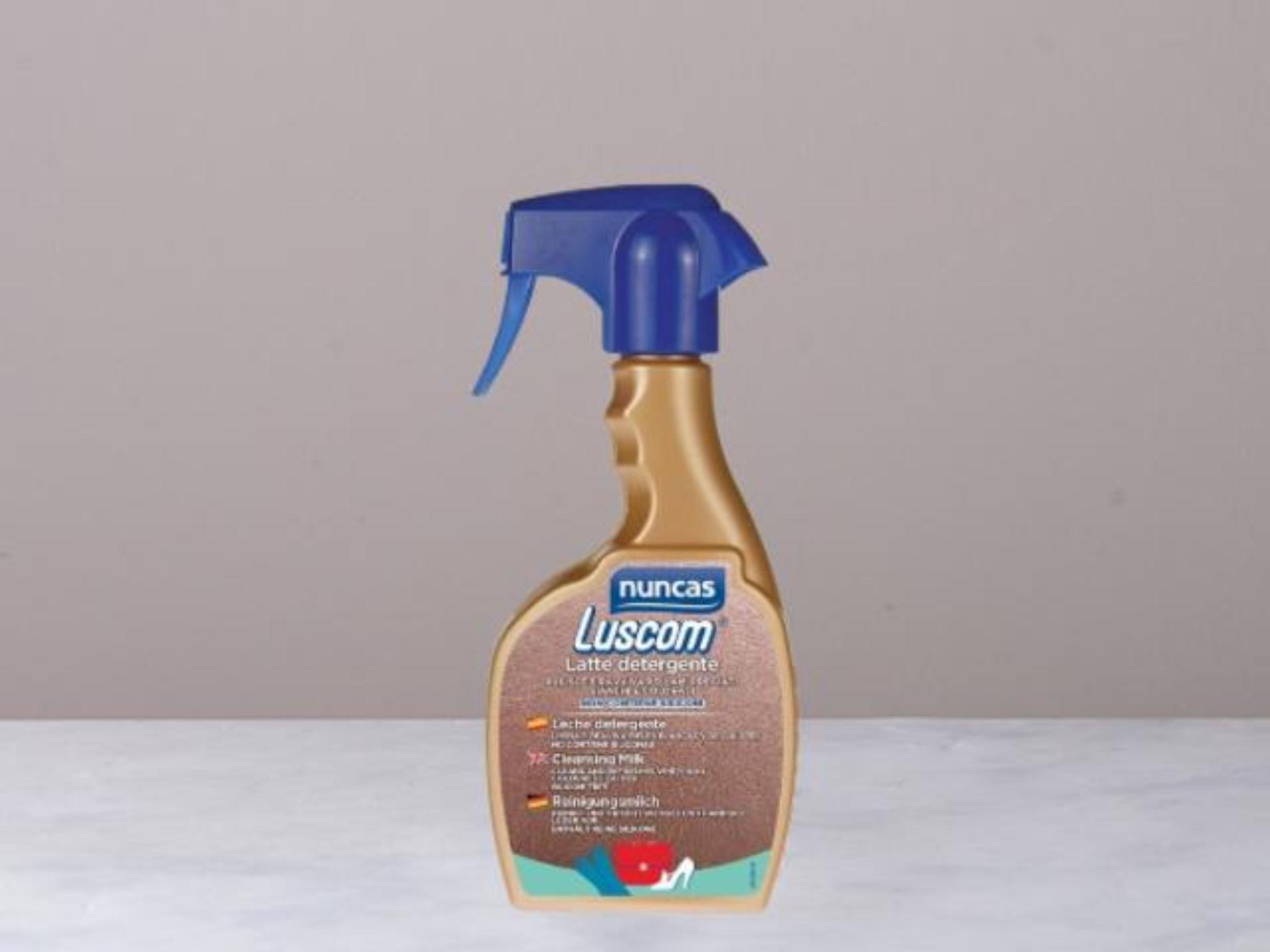 Luscom latte detergente per oggetti in pelle