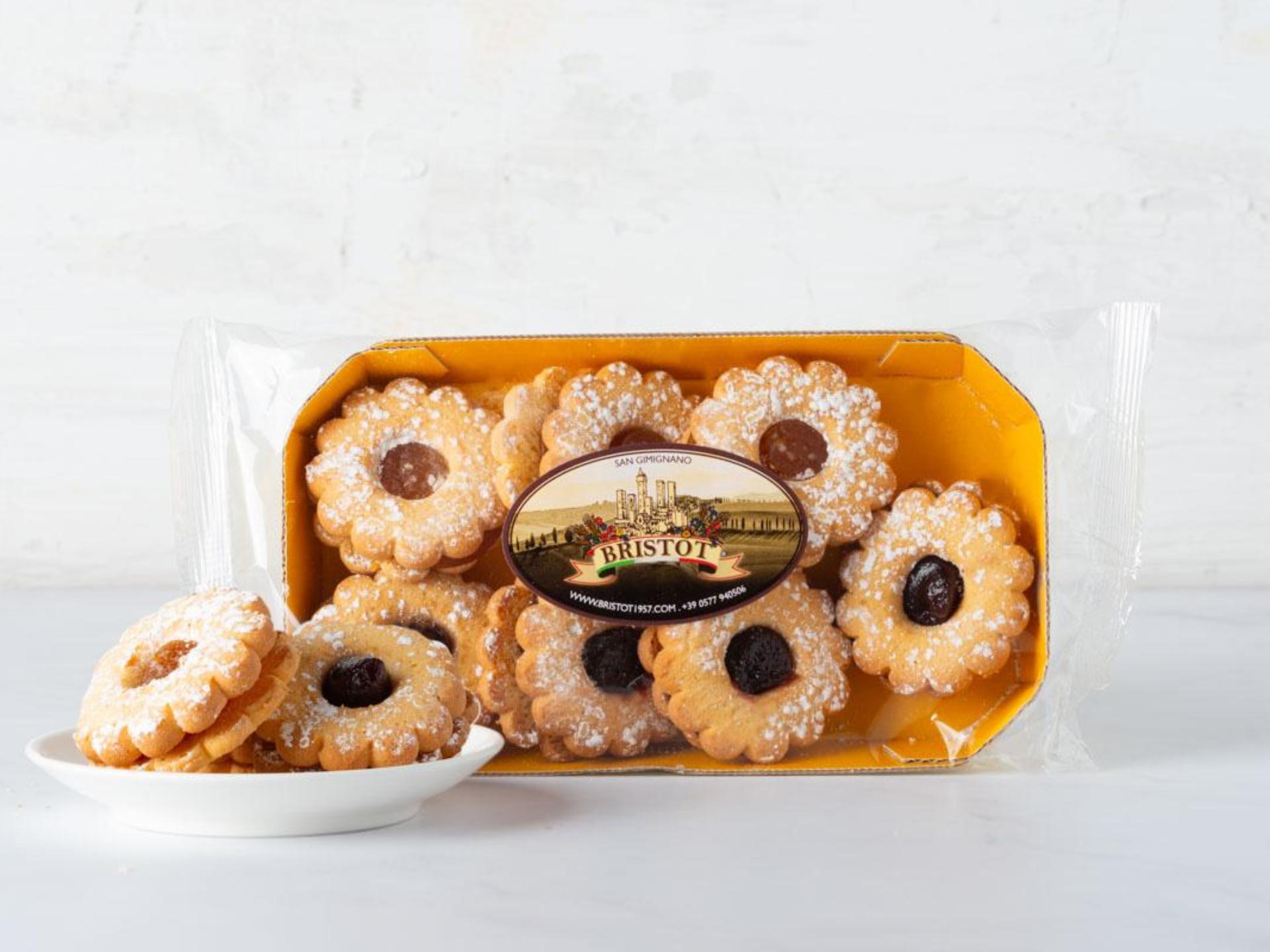 Occhi di bue con marmellata