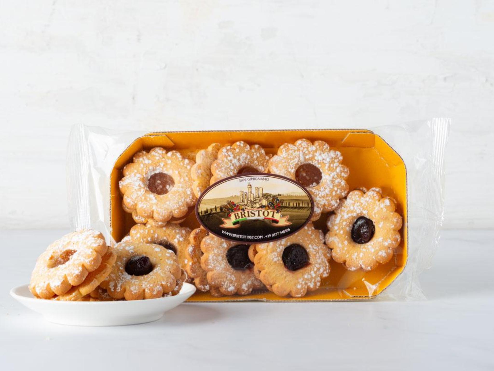 Occhi di bue con marmellata