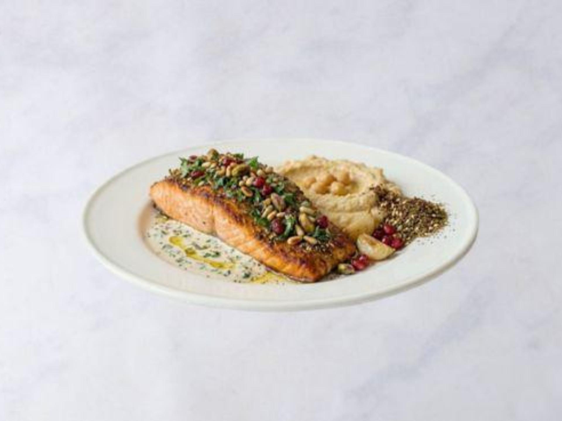 Salmone al forno alla Libanese