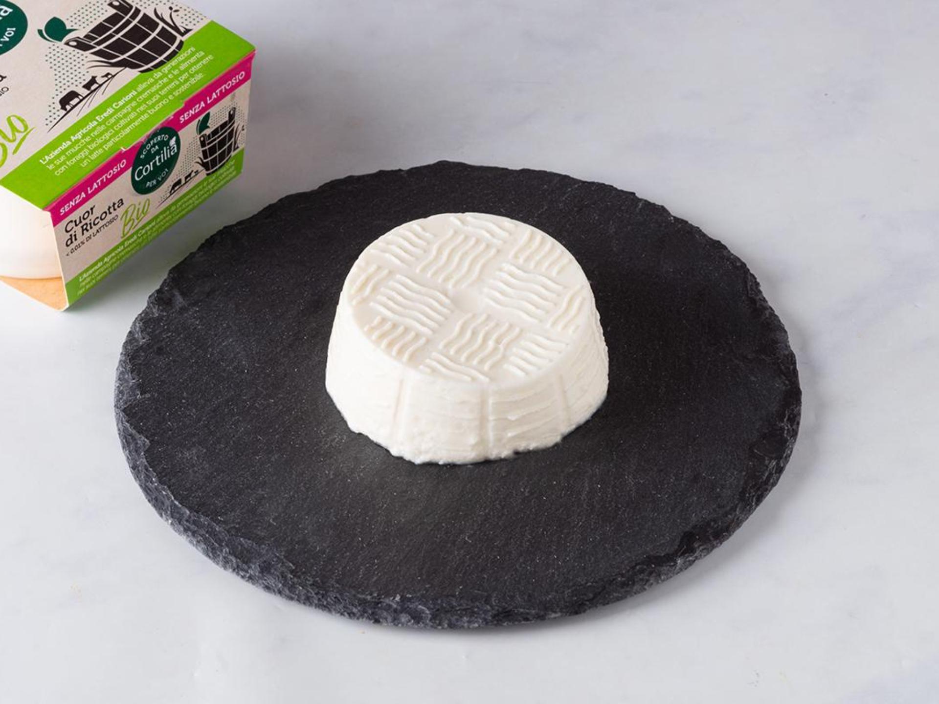 Cuor di ricotta senza lattosio BIO