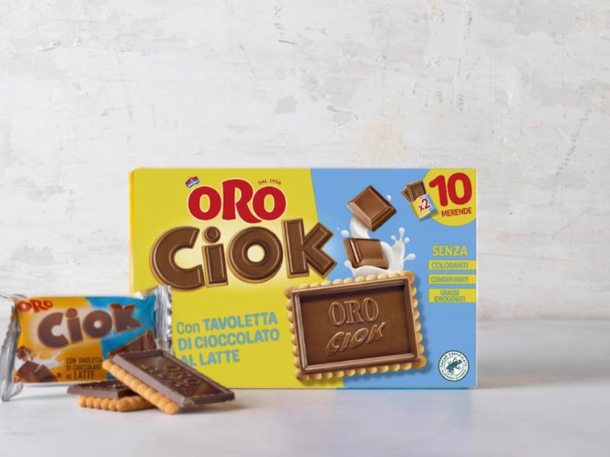 Oro Ciok con cioccolato al latte