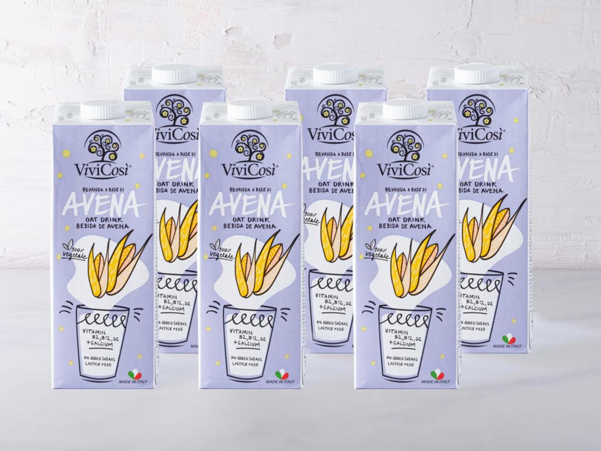 6 Bevanda di avena senza zuccheri aggiunti con calcio e vitamine