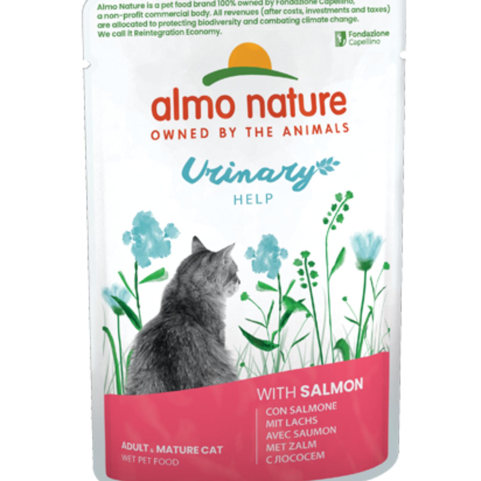 Bustina per gatto con salmone urinary help