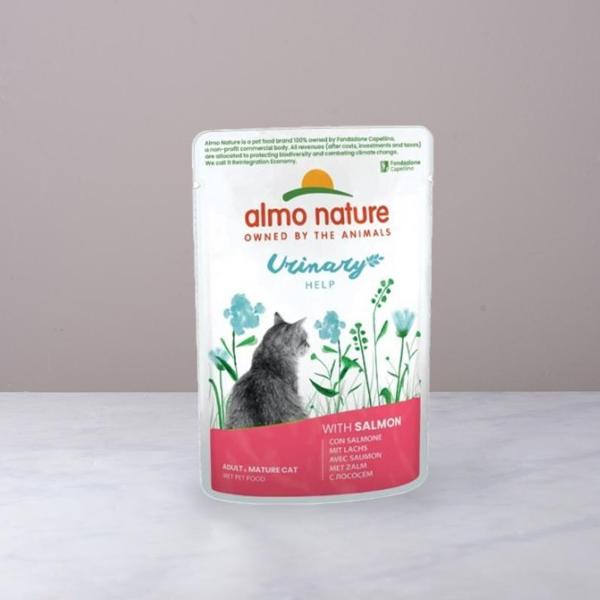 Almo Nature Bustina per gatto con salmone urinary help | 70 gr