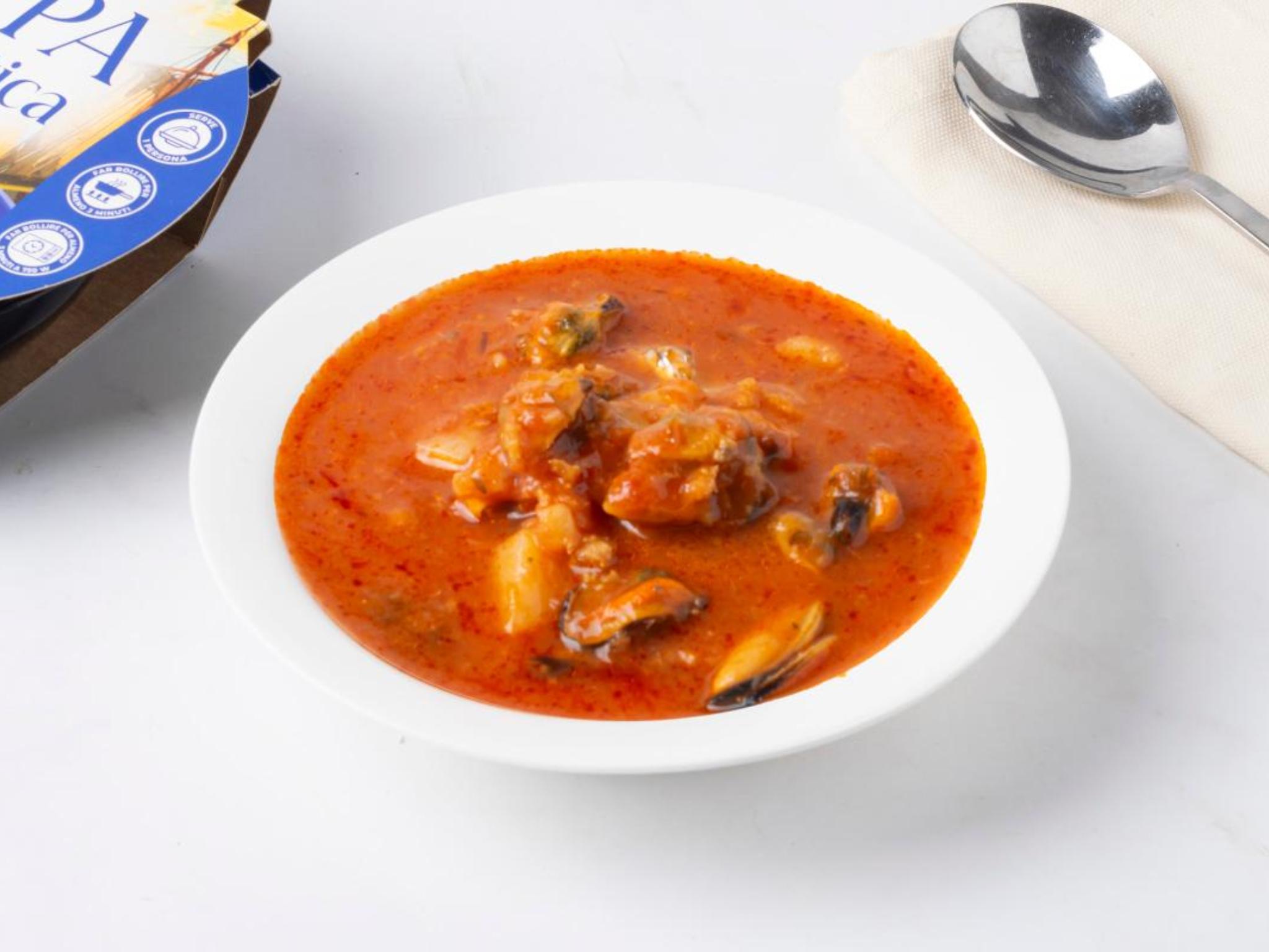 Zuppa di pesce rustica