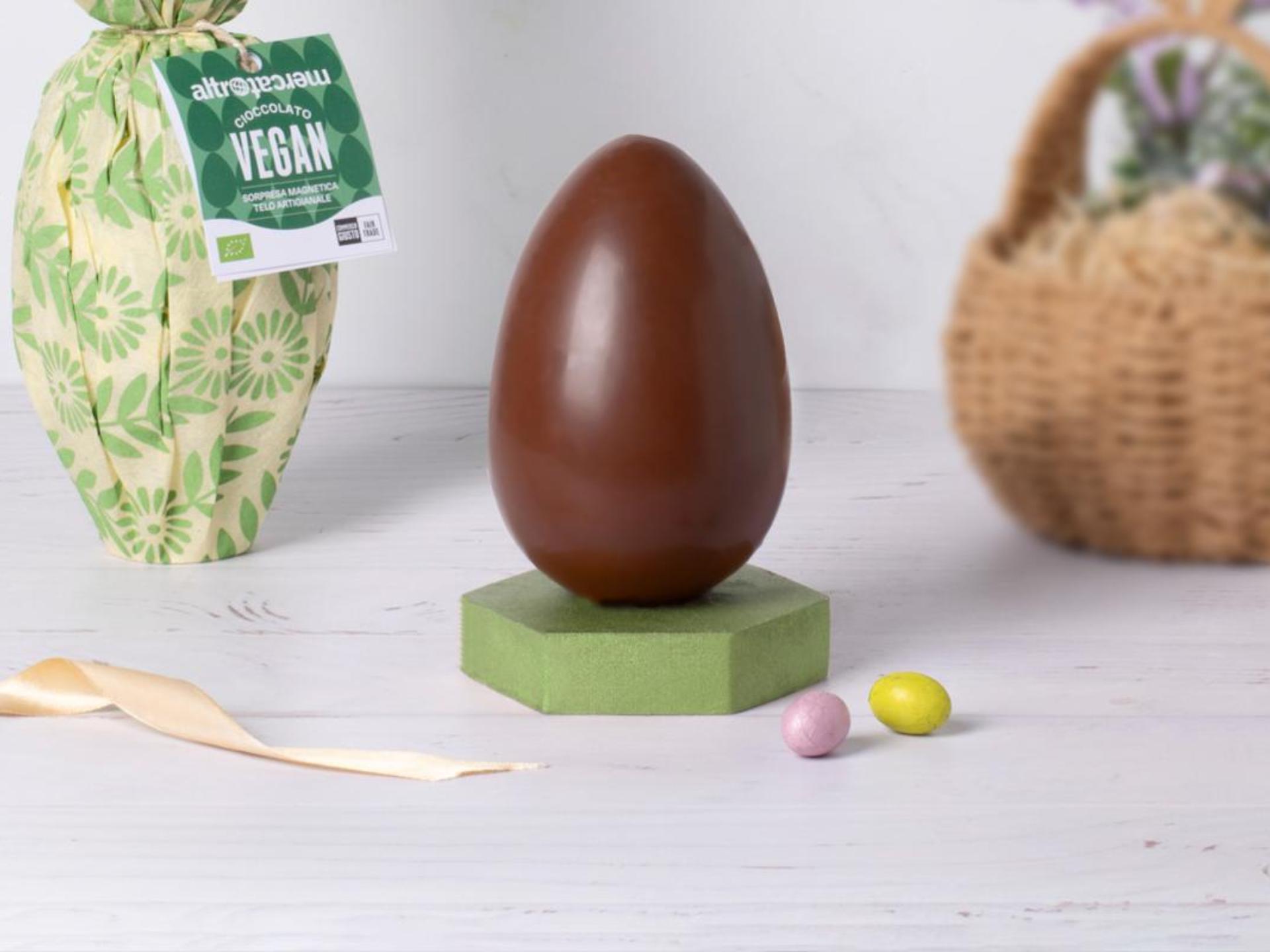 Uovo vegan con latte di riso