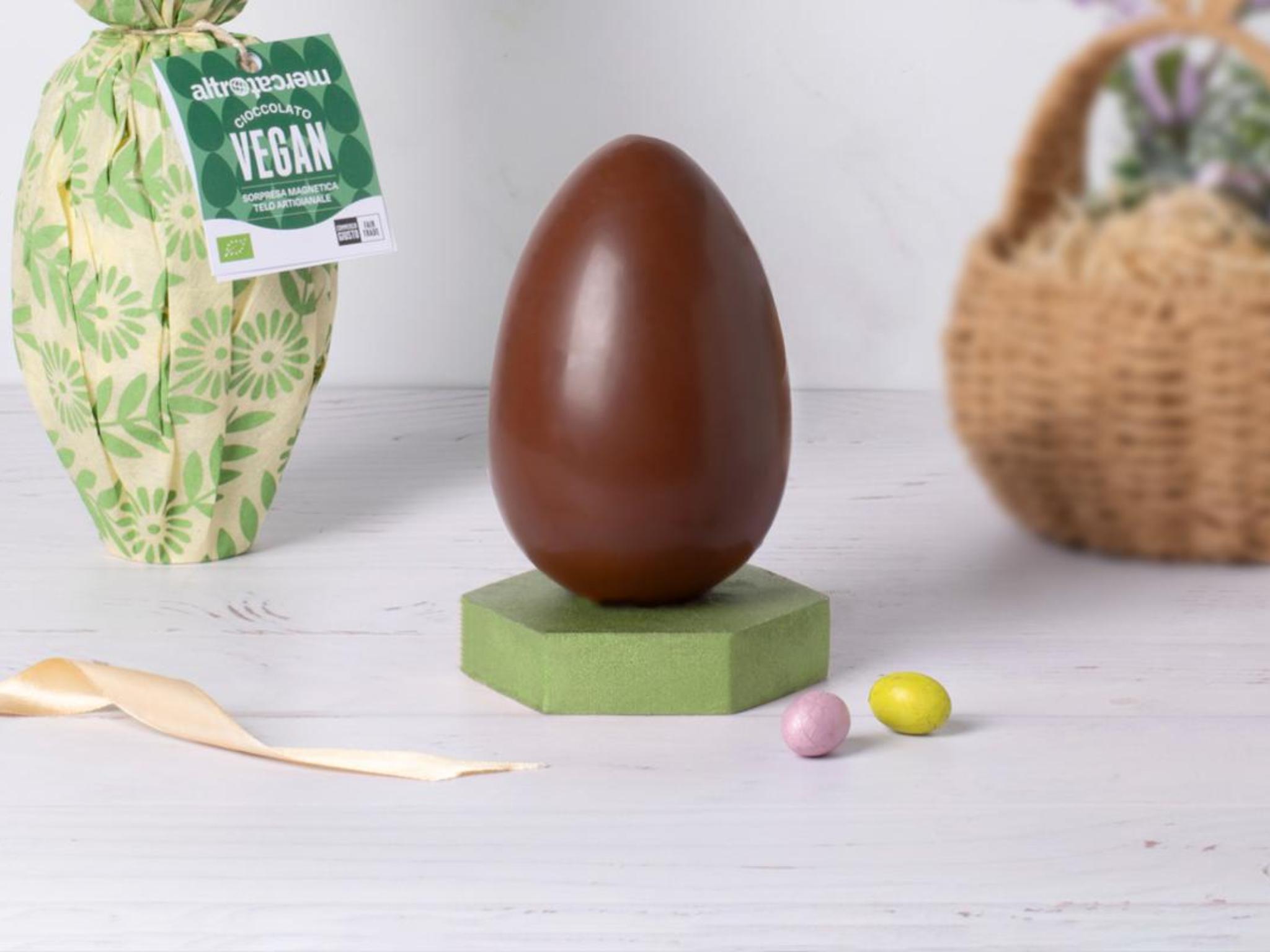 Uovo vegan con latte e riso