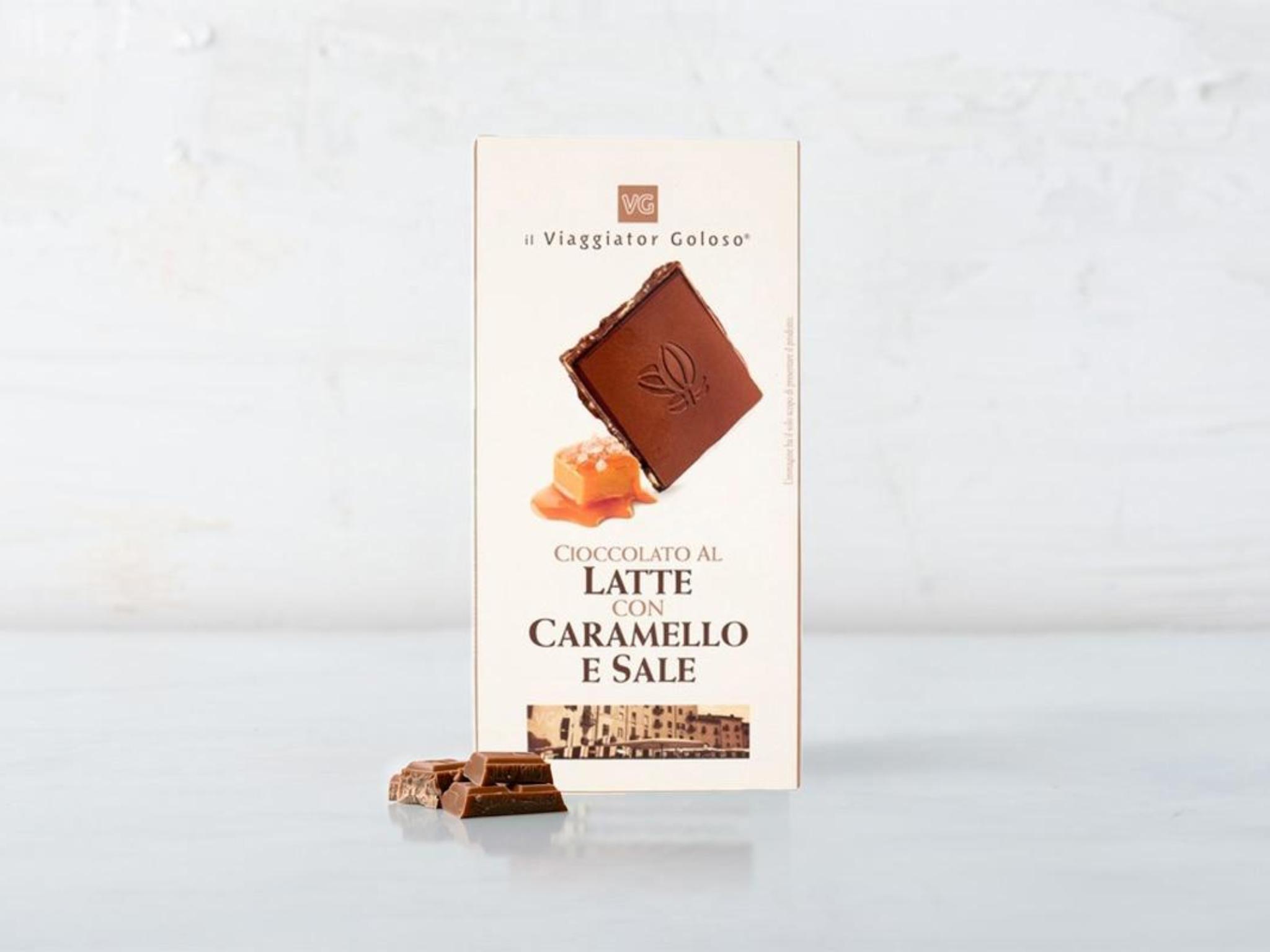 Cioccolato al Latte con Caramello e Sale Il Viaggiator Goloso