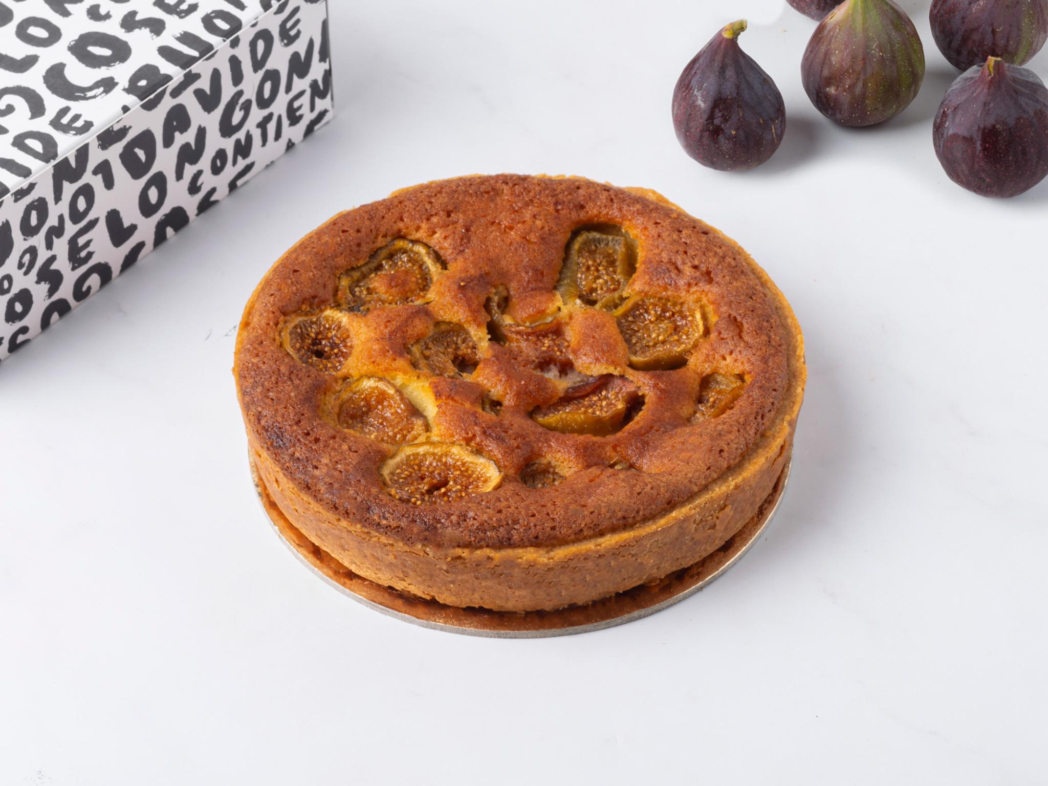 Crostata frangipane ai fichi
