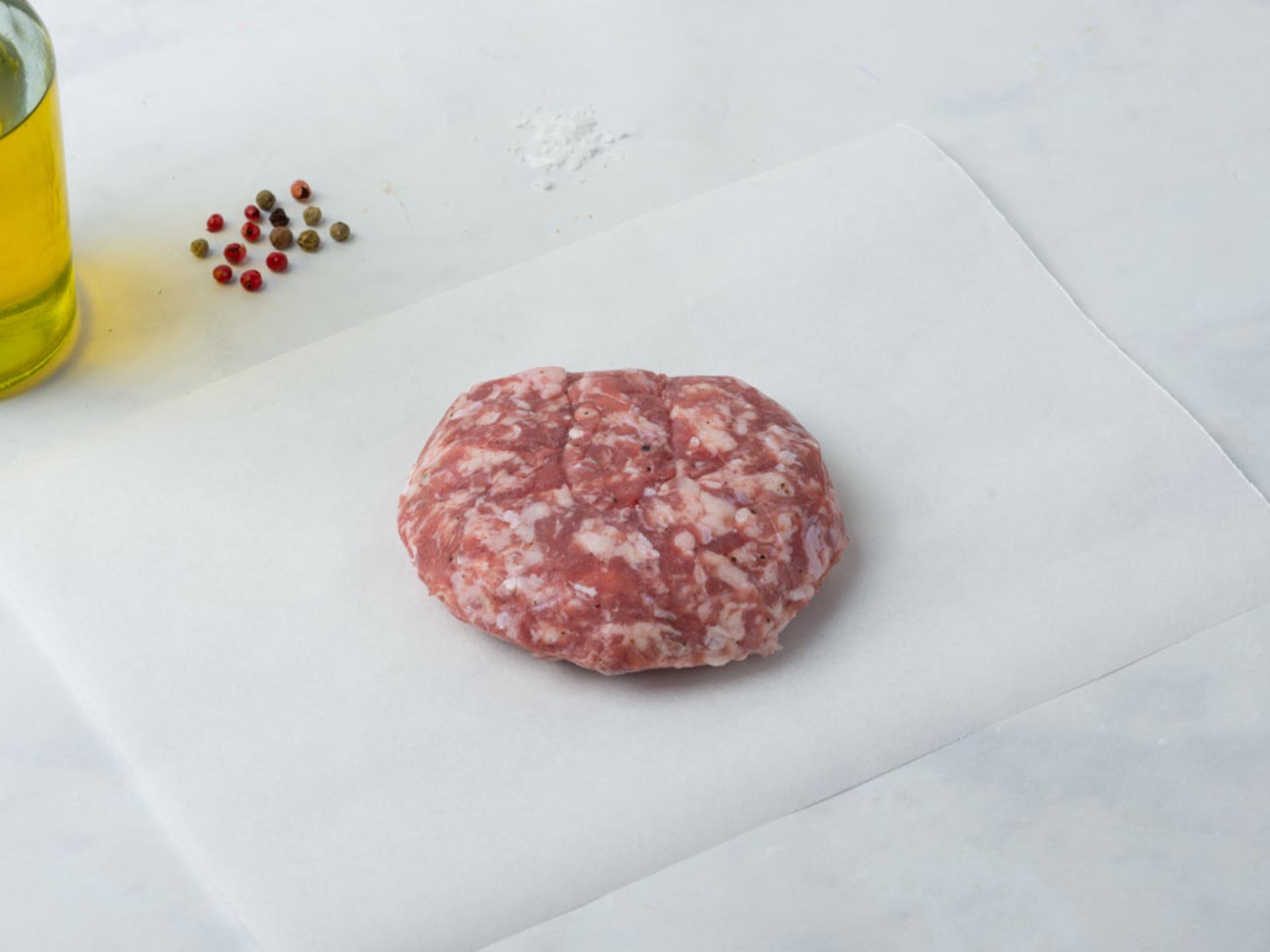 Hamburger di salsiccia di suino etrusco