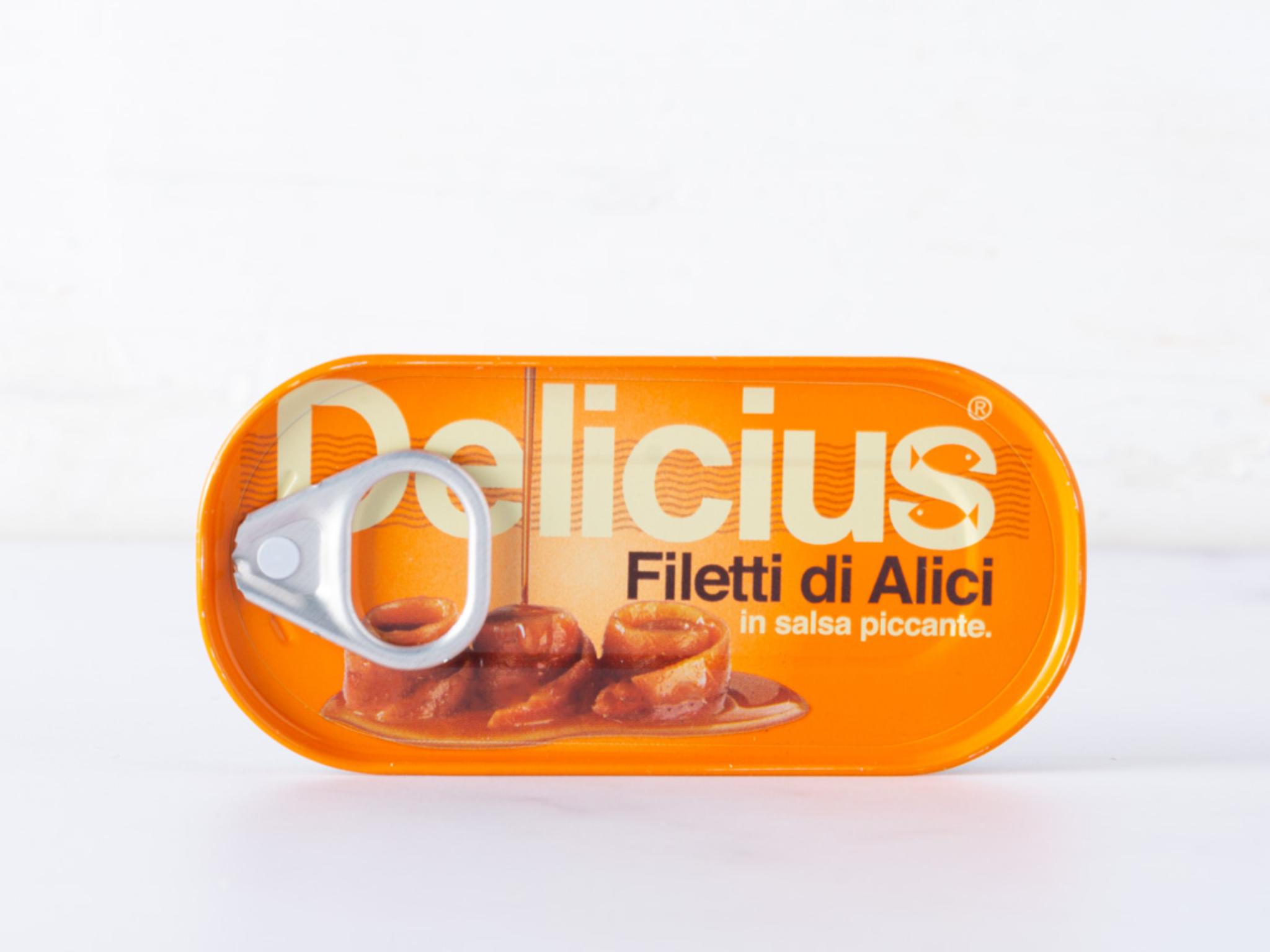 Filetti di alici in salsa piccante