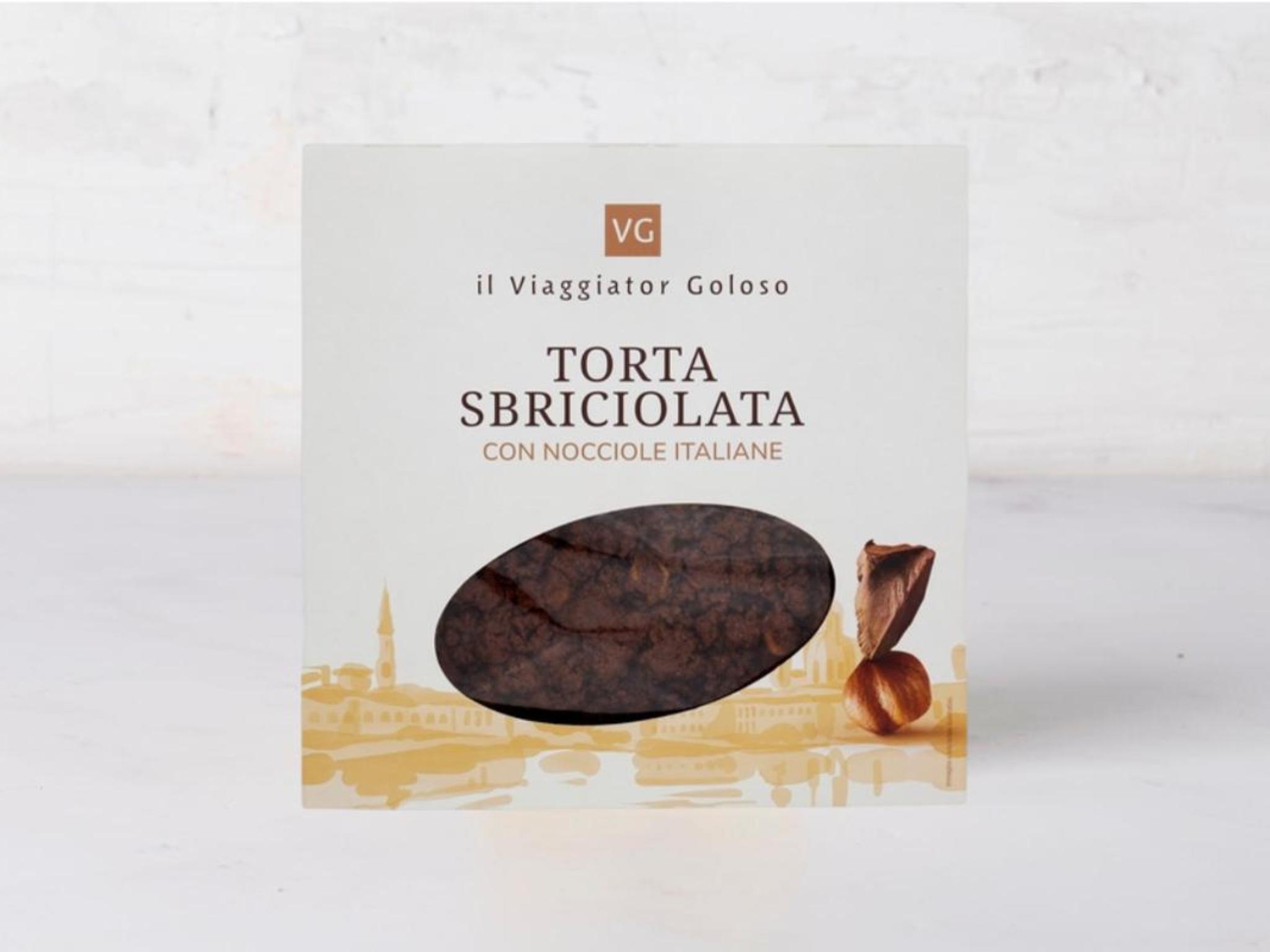Torta sbriciolata con nocciole italiane