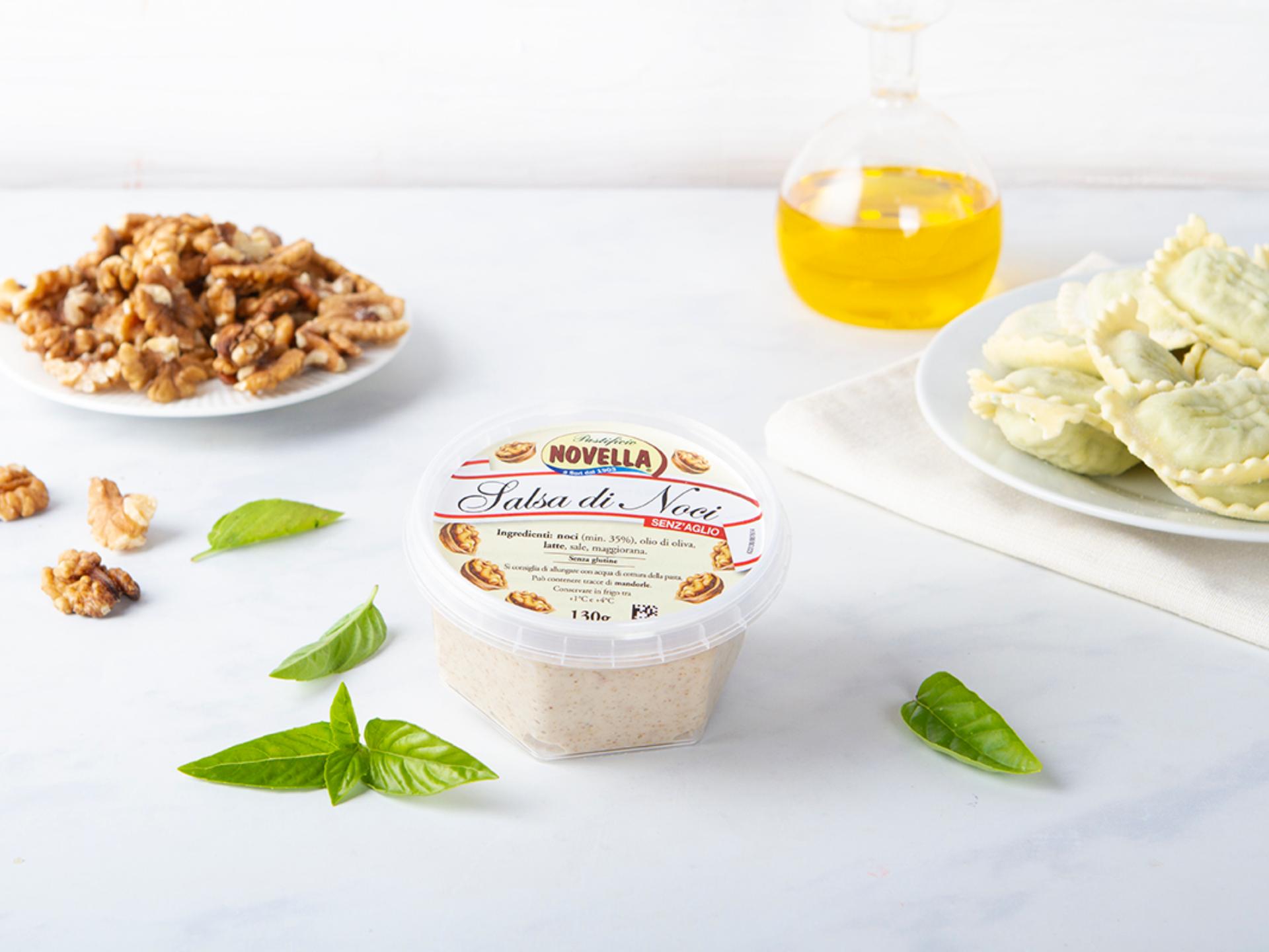 Salsa di noci fresca senz'aglio