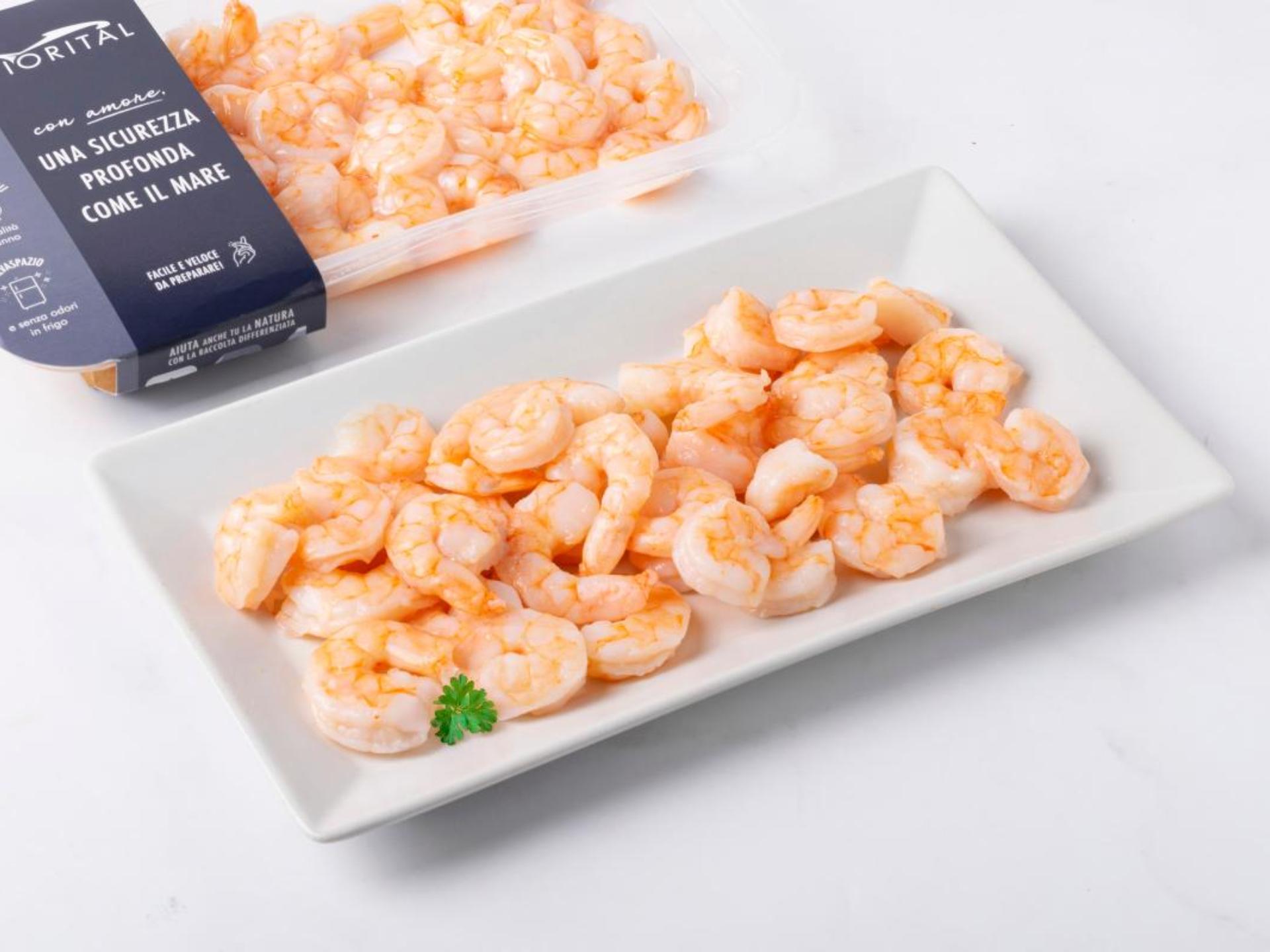 Code di mazzancolle tropicali cotte sgusciate