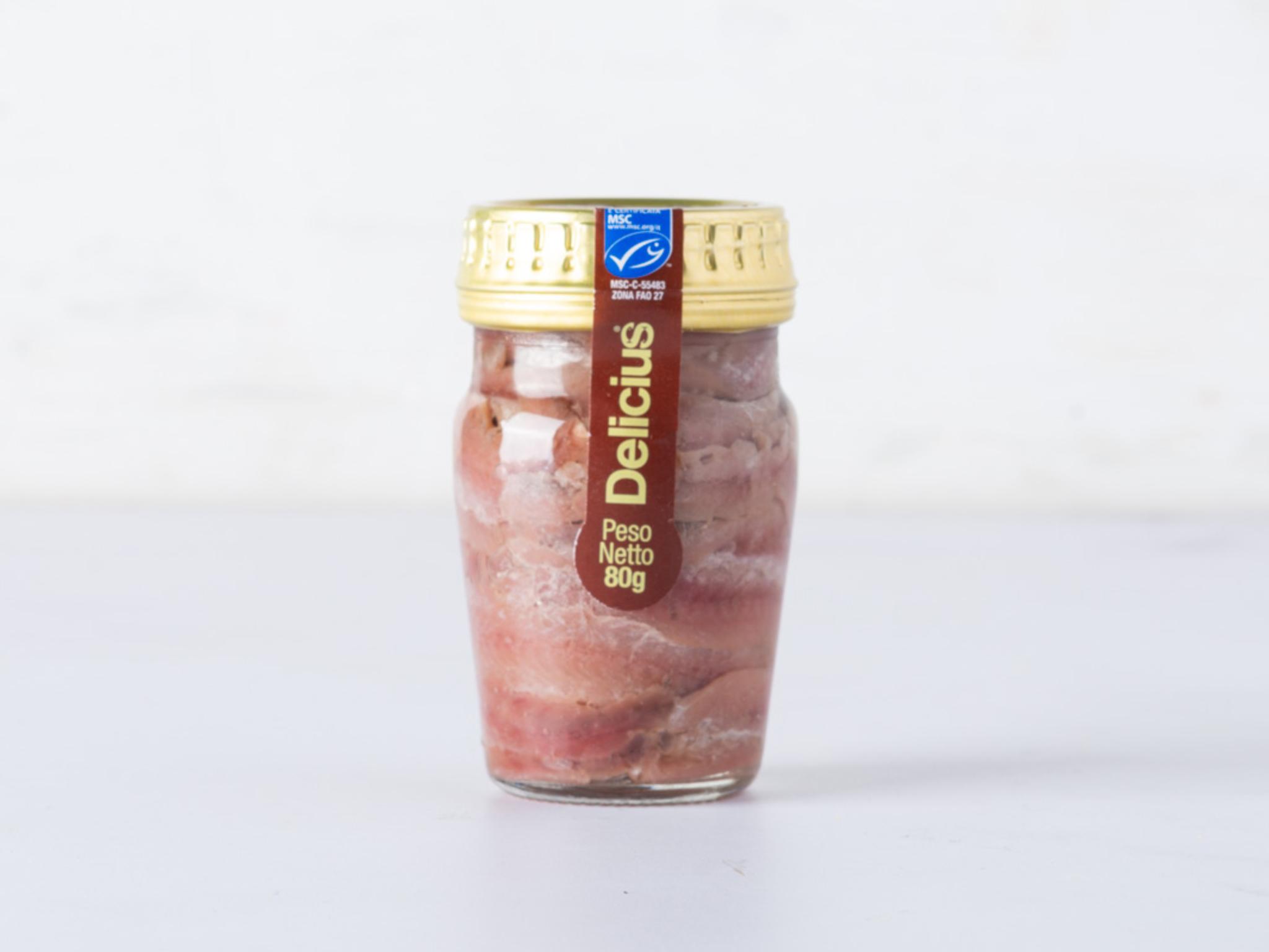 Filetti di alici del Cantabrico in olio di oliva