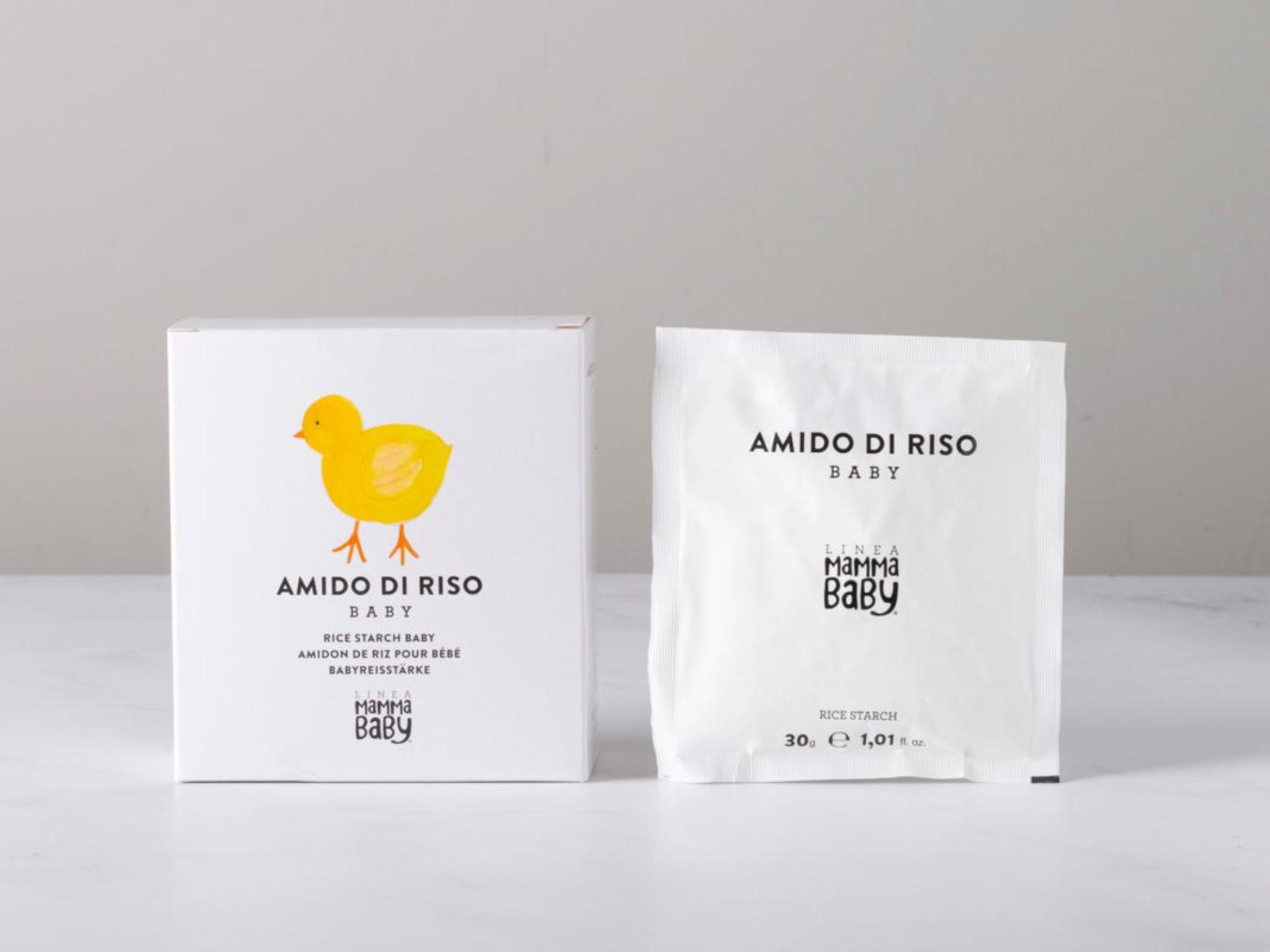 Amido di riso per bagnetto
