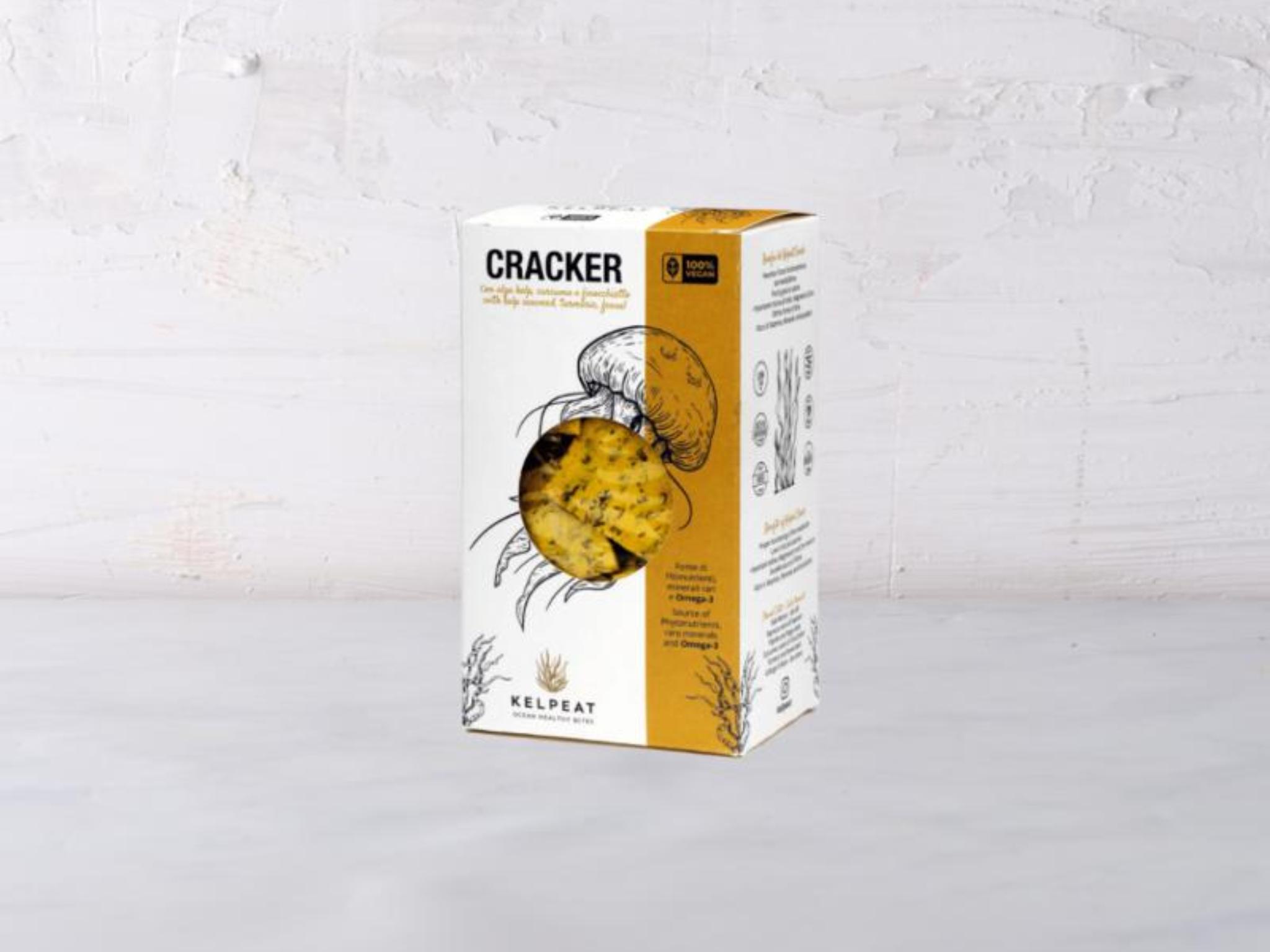 Cracker di alga con finocchietto e curcuma