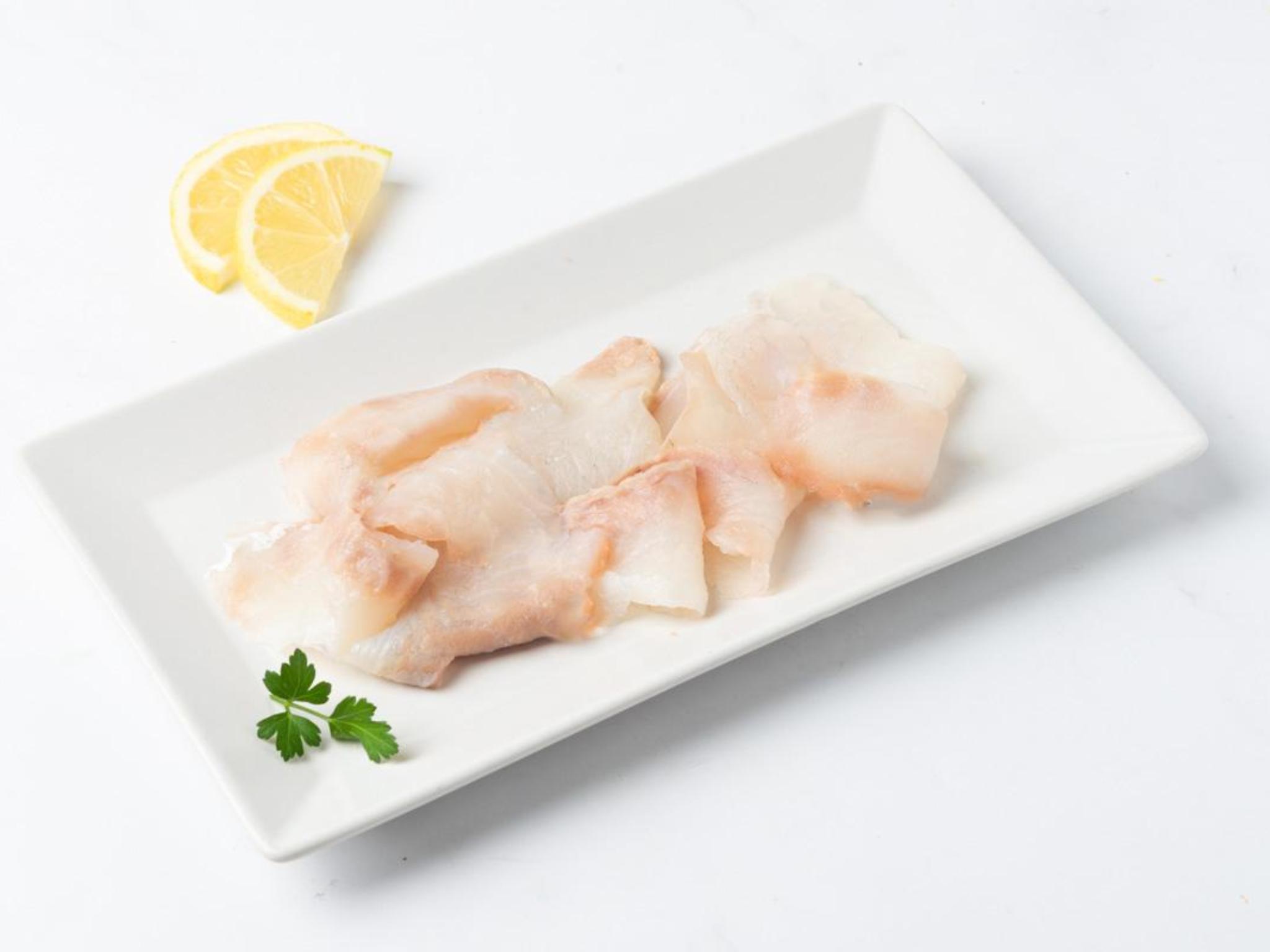 Carpaccio affumicato di orata allevata in mare aperto nel Salento