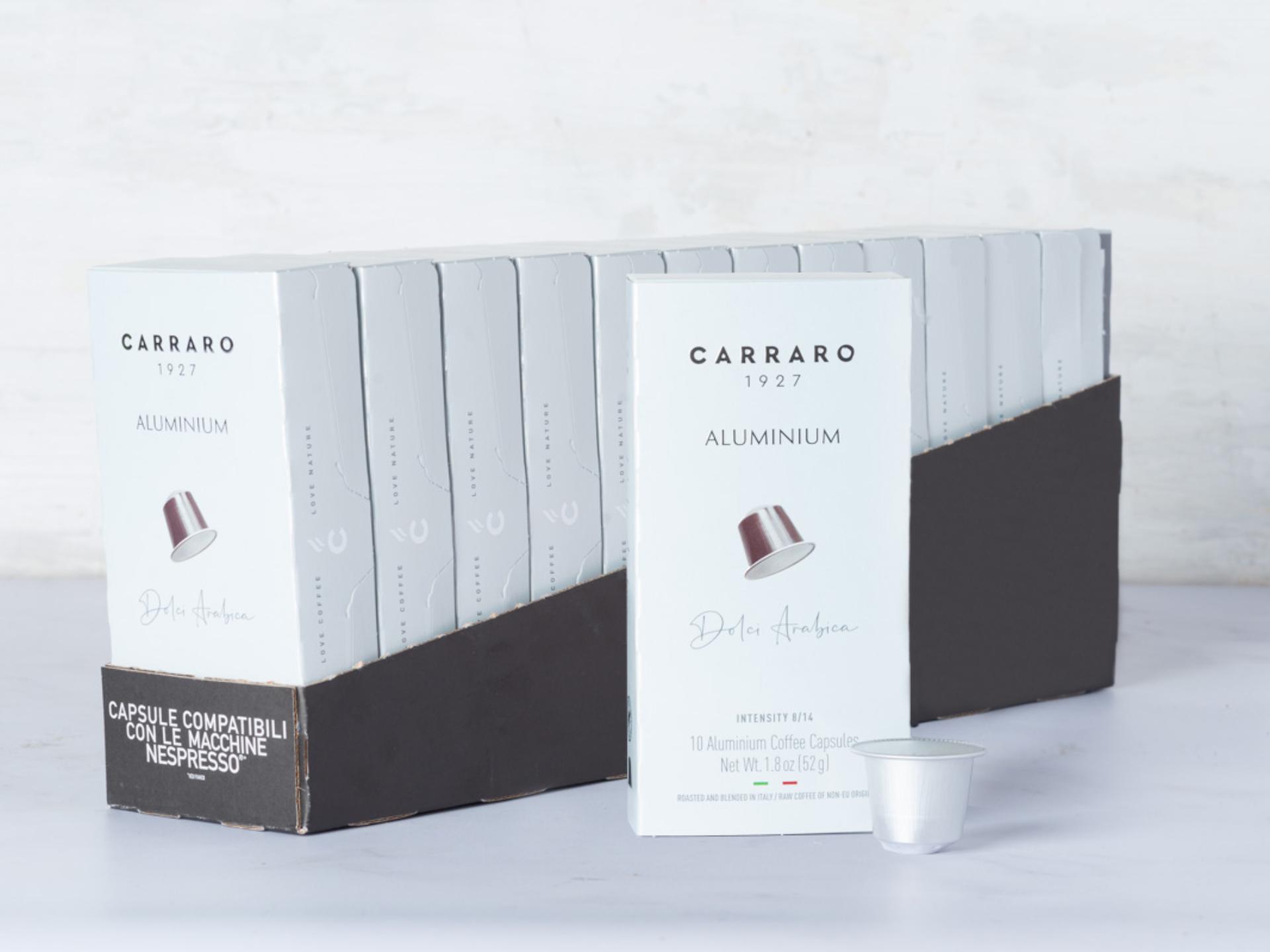 120 Caffè 100% arabica in capsule di alluminio