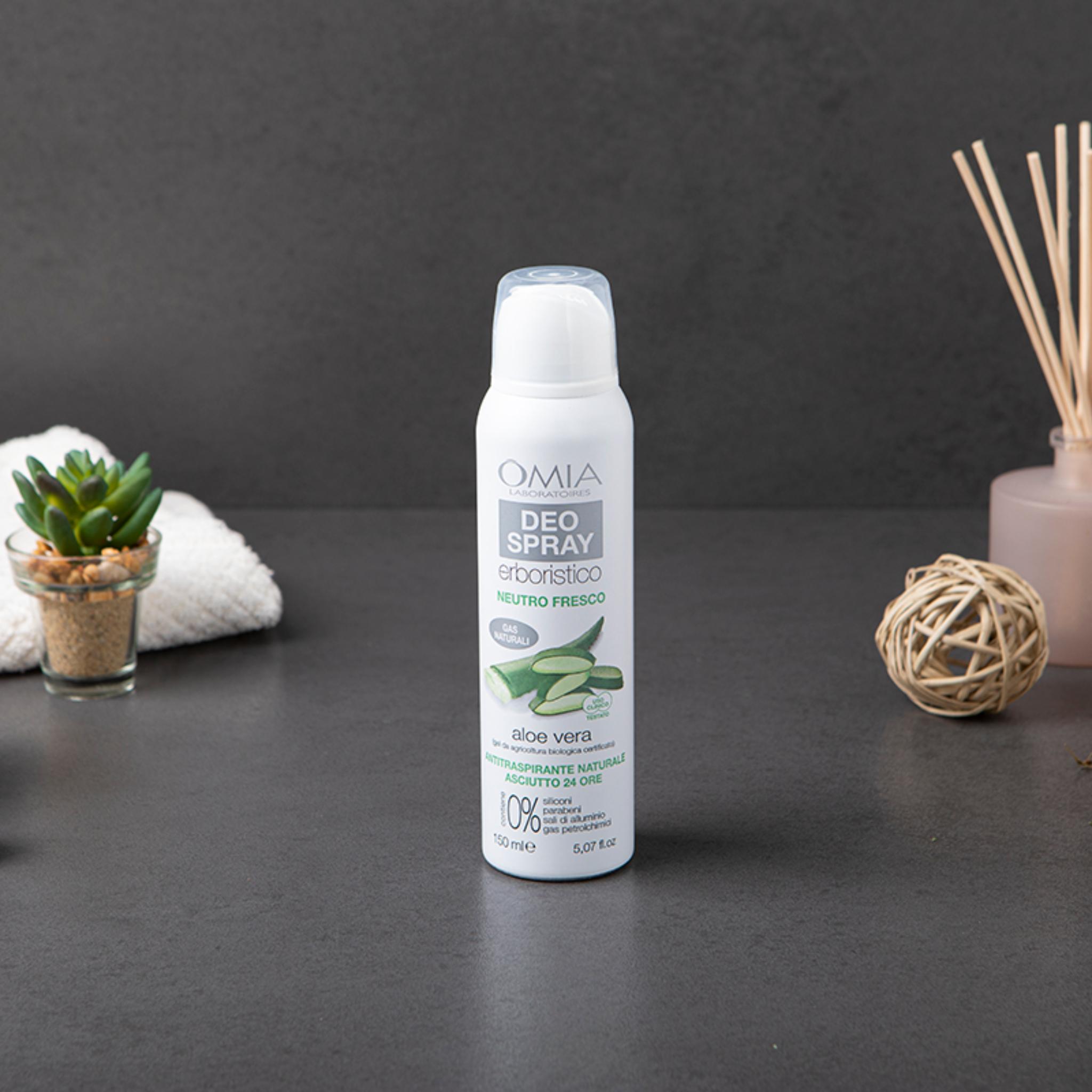 Deodorante spray con aloe vera del Salento BIO